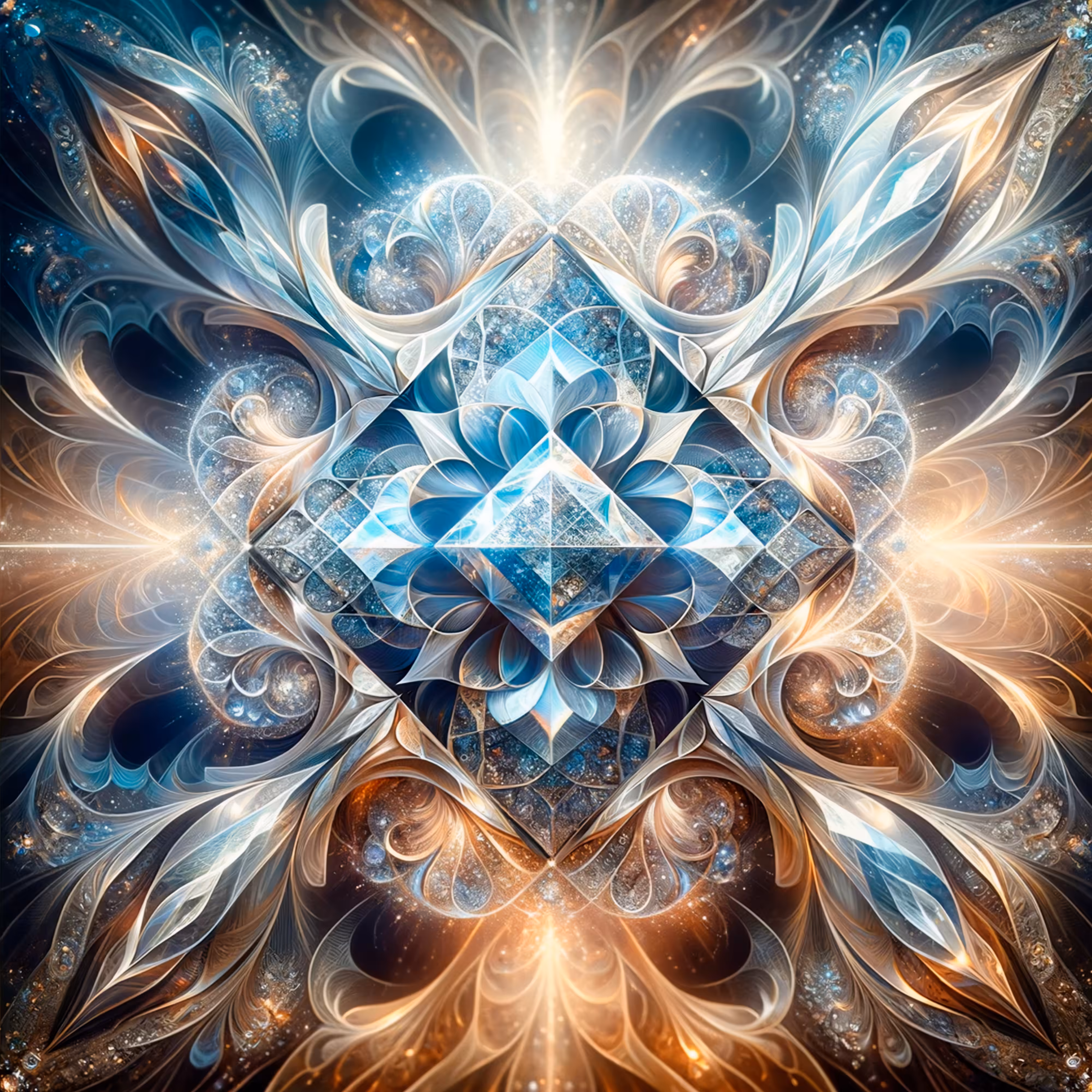 Art Nouveau Dreams 52 - Quantum Lattice