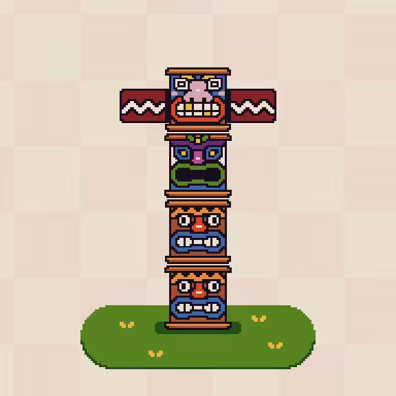 Tiki Totem #45