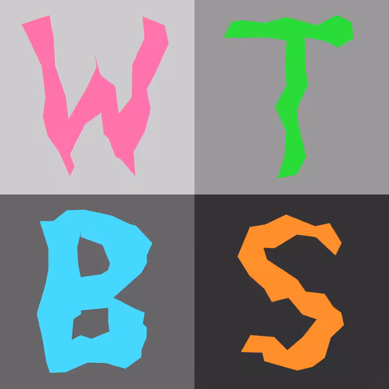 Waiting To Be Signed Logo with Wobbles #380