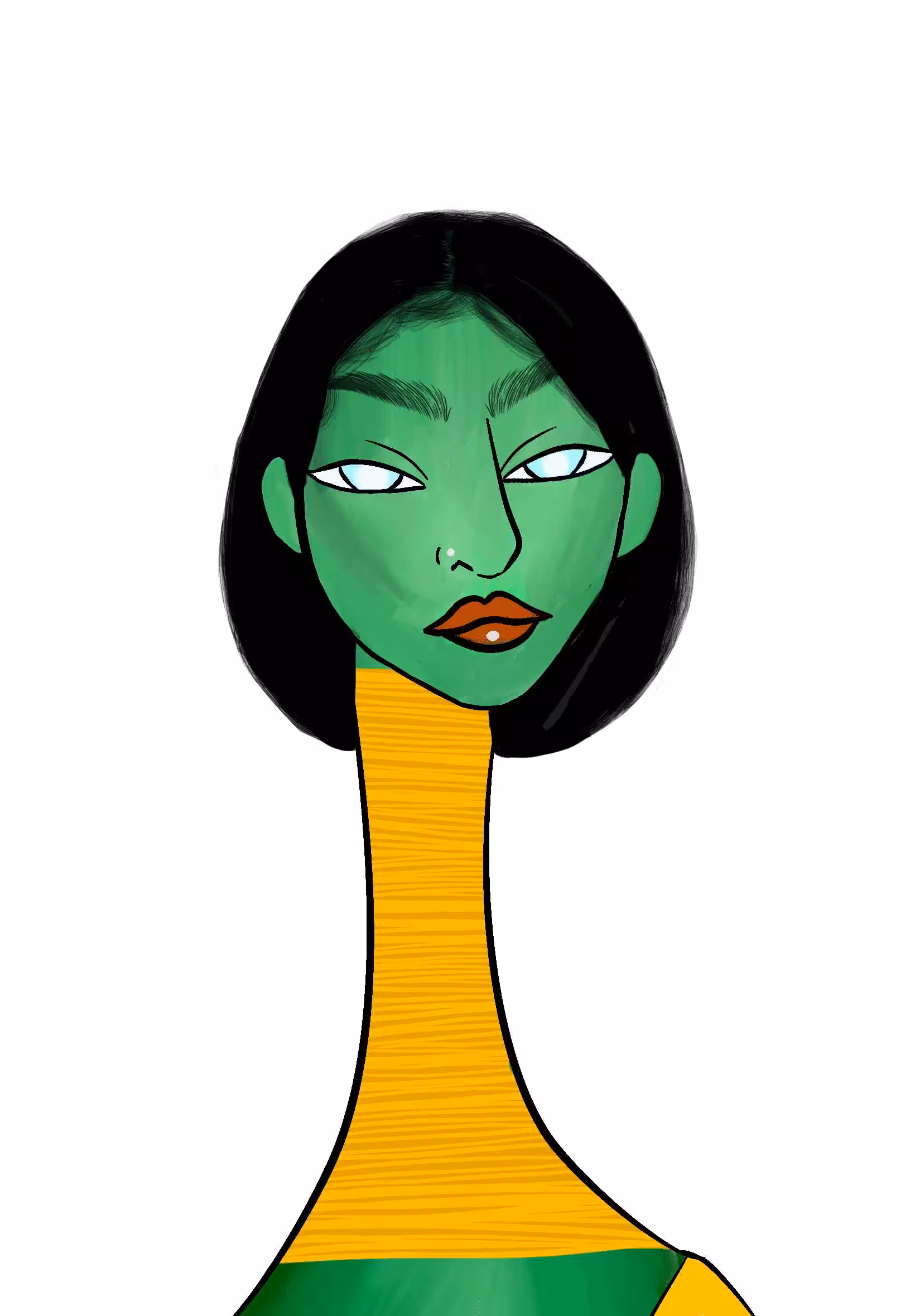 Long Neckie Ladies: Long Neckie Lady #1494