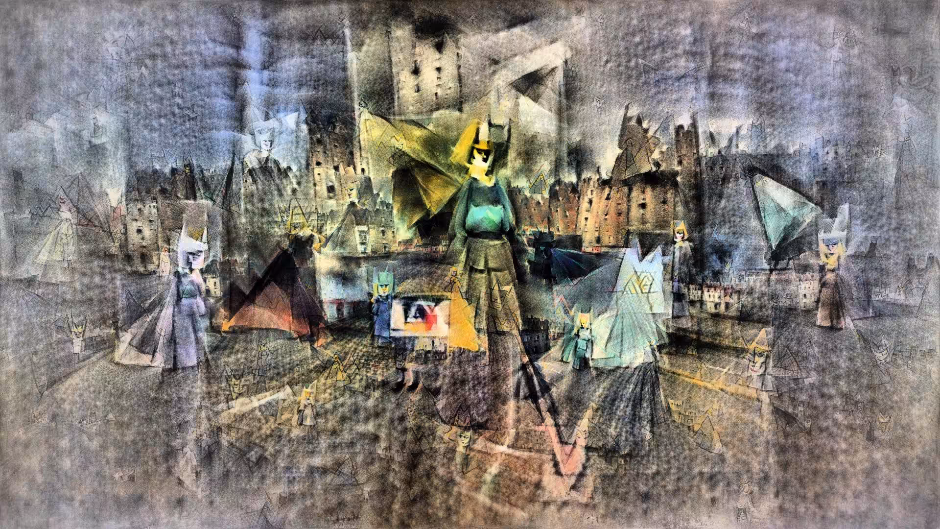 Lady Annabelle meets Lyonel Feininger