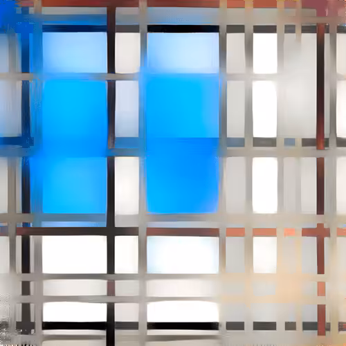 AI Mondrian / Abstract #013