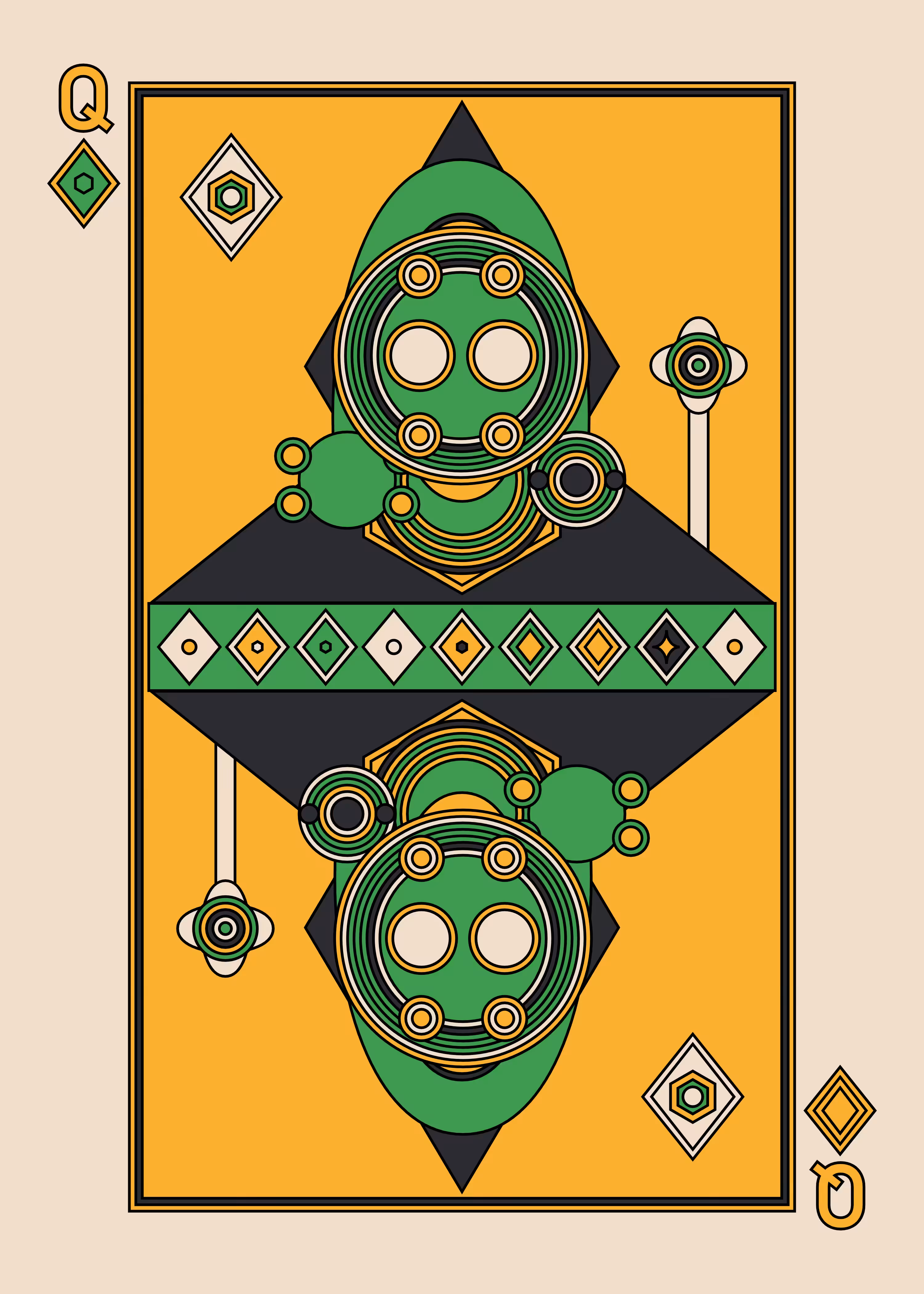 Queen of Diamonds Dark