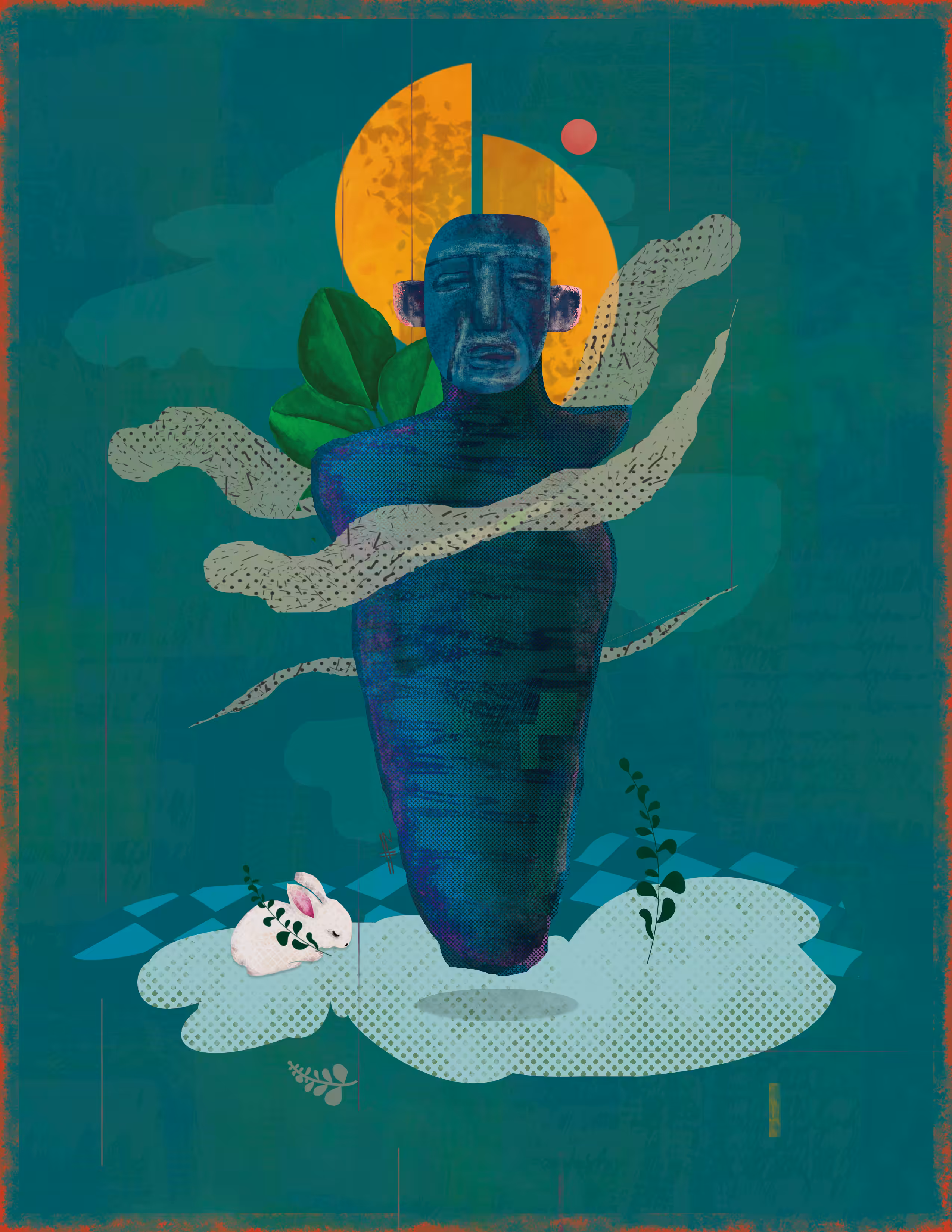 Worshiper Stone Man