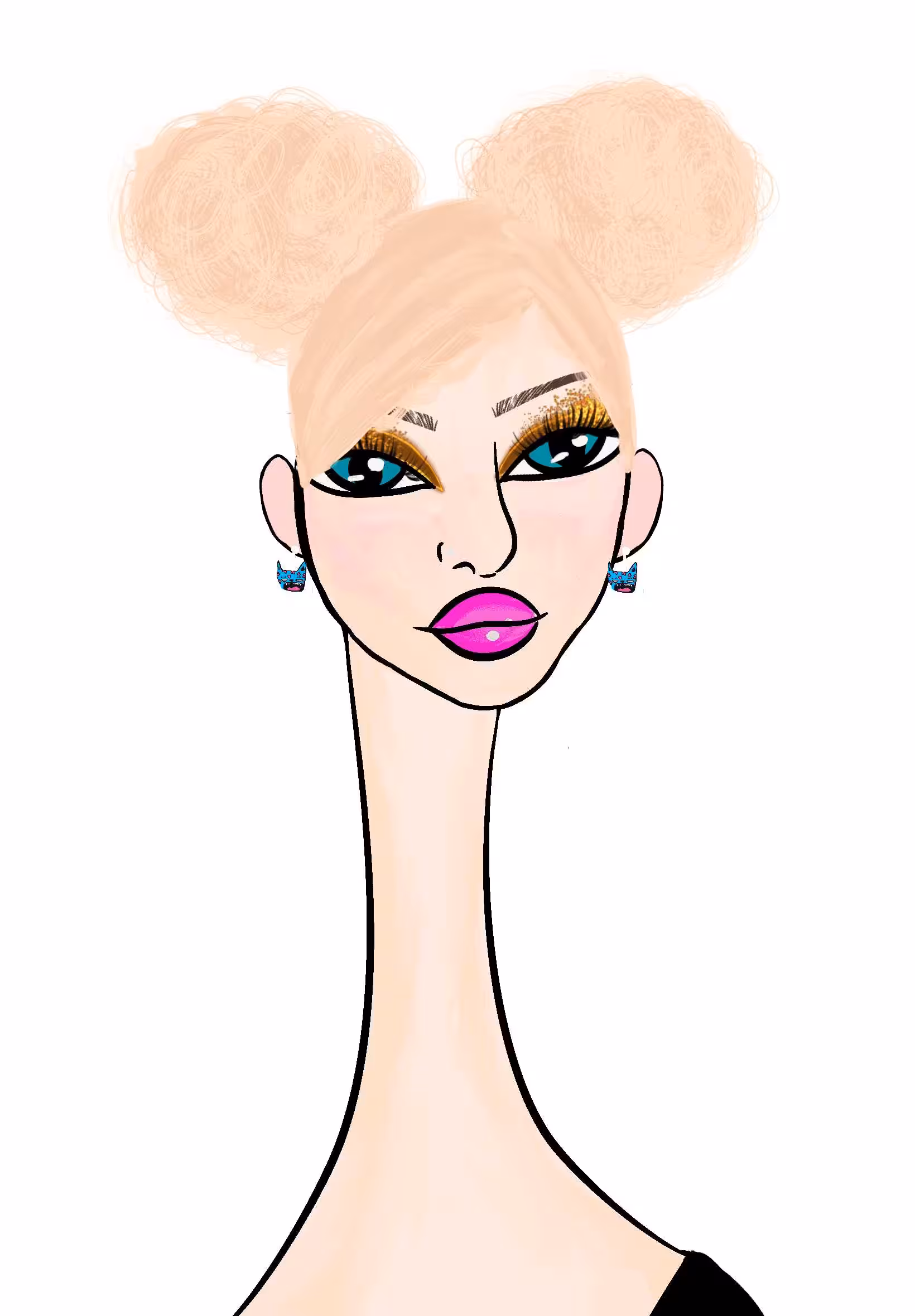 Long Neckie Ladies: Long Neckie Lady #859