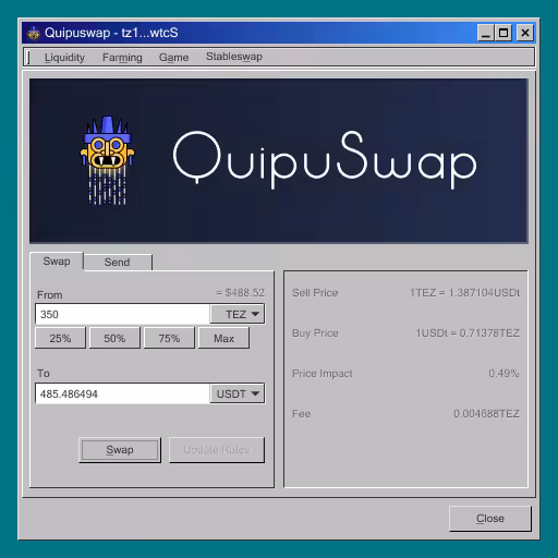 Quipuswap 98