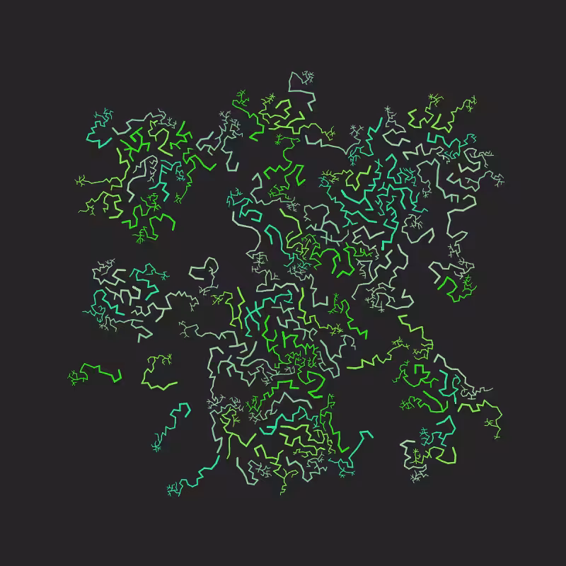 Random circle of Fractals #5