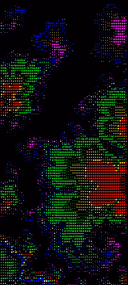 Rainbow Recursion: Negative Bloom