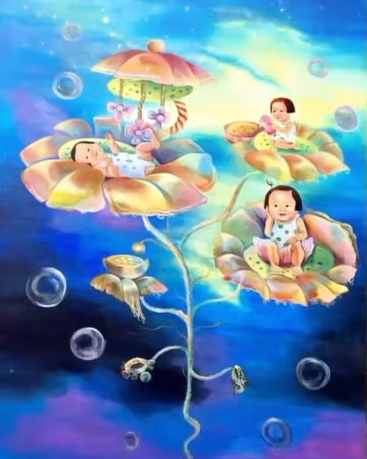 Flower in the imagination