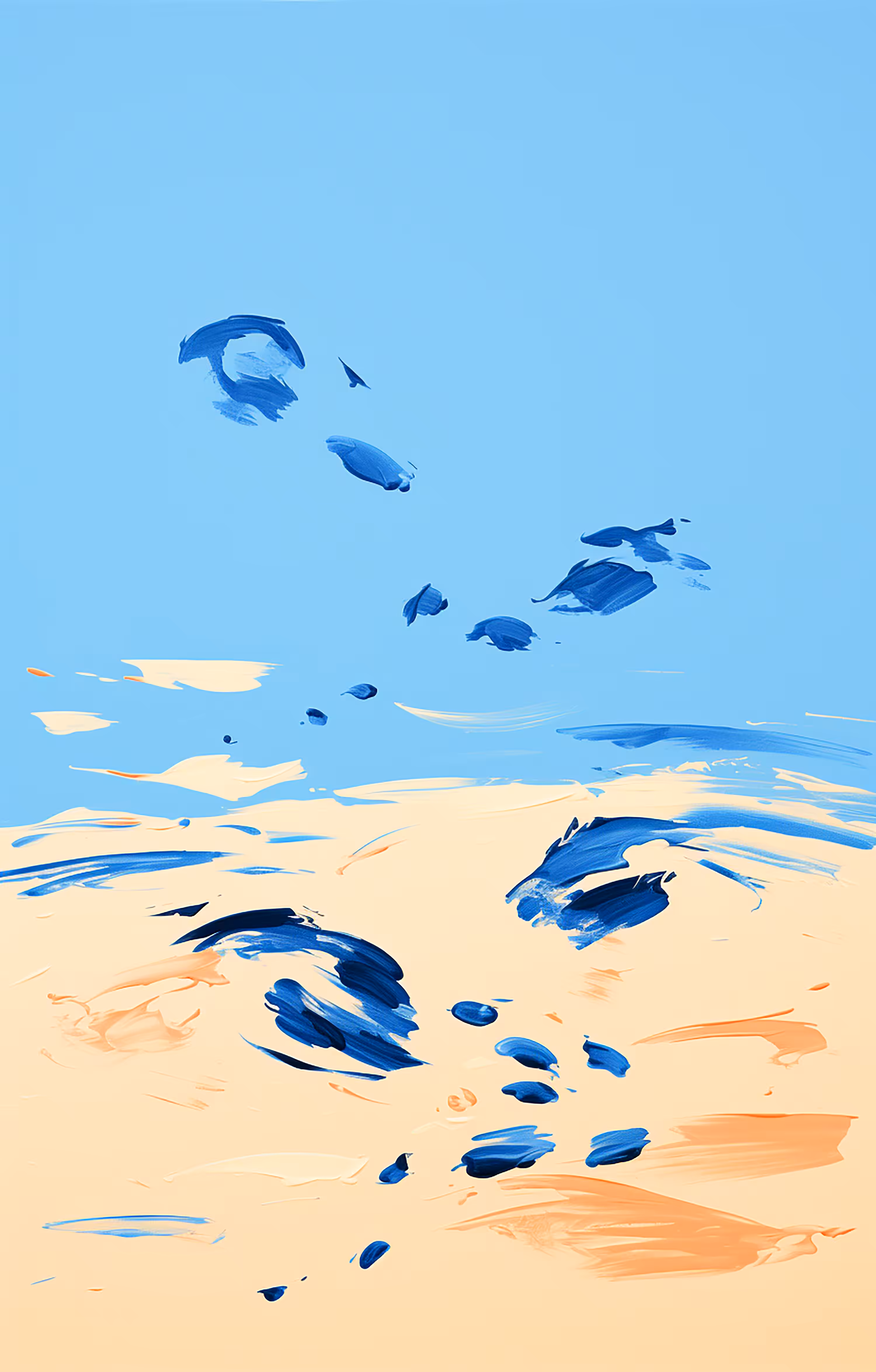 On the beach