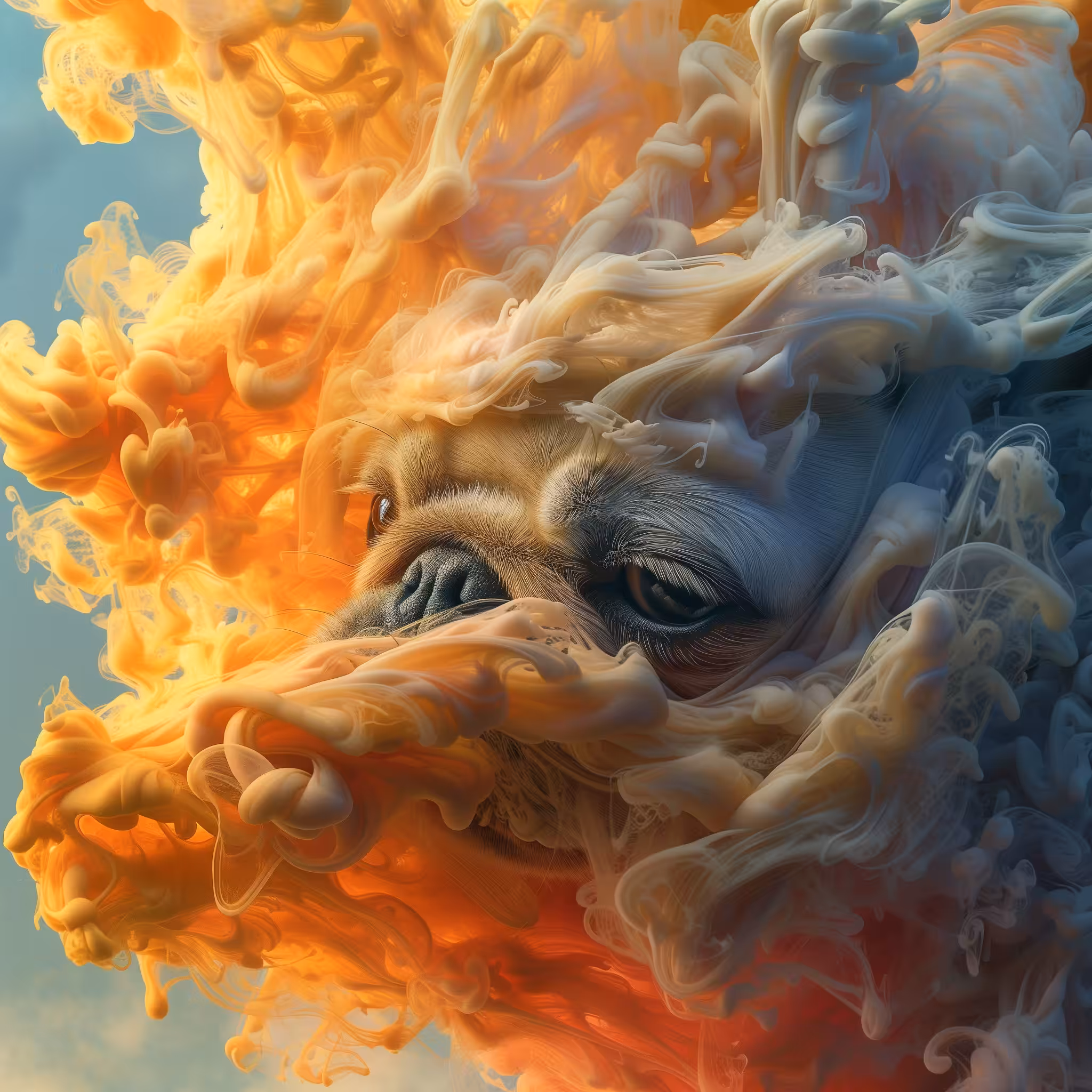Glowing Pugness #1
