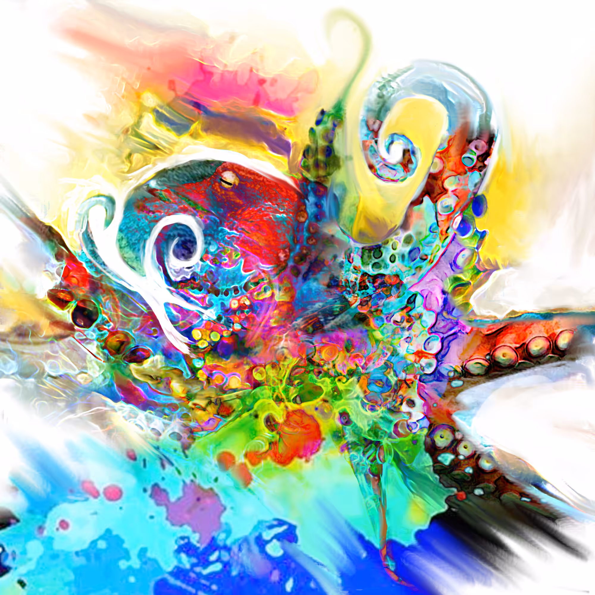 Vibrant Octopus Number 13