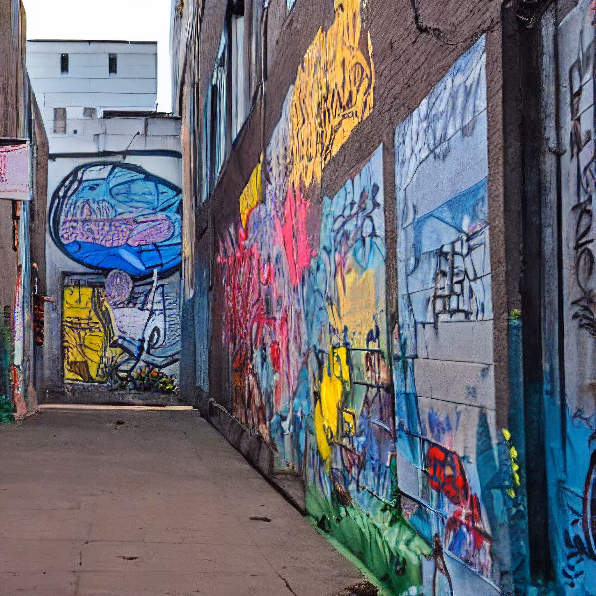 AI Street Art No. 6