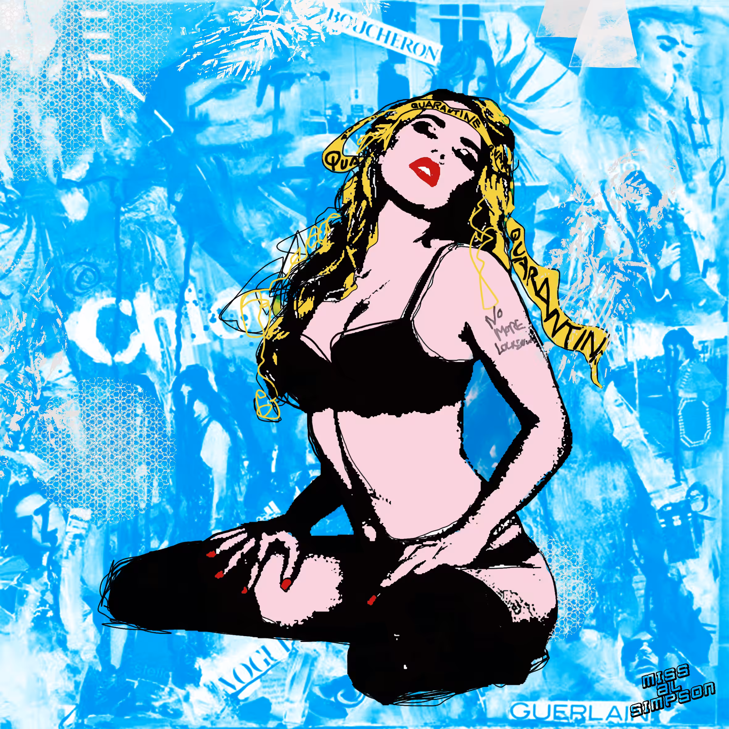 QUARANTINE BLONDE (BLUE)