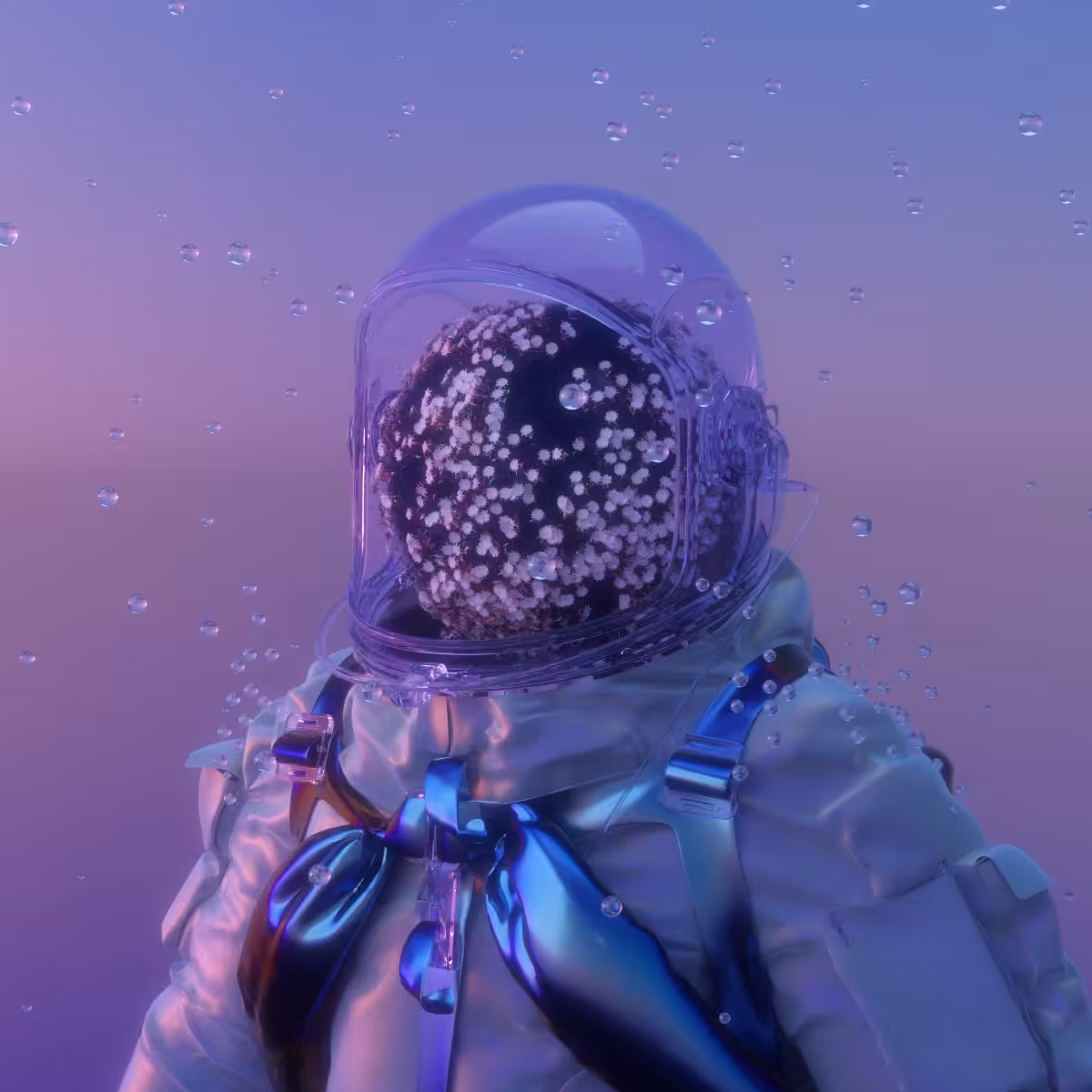 Portrait photograph from space man No.33
