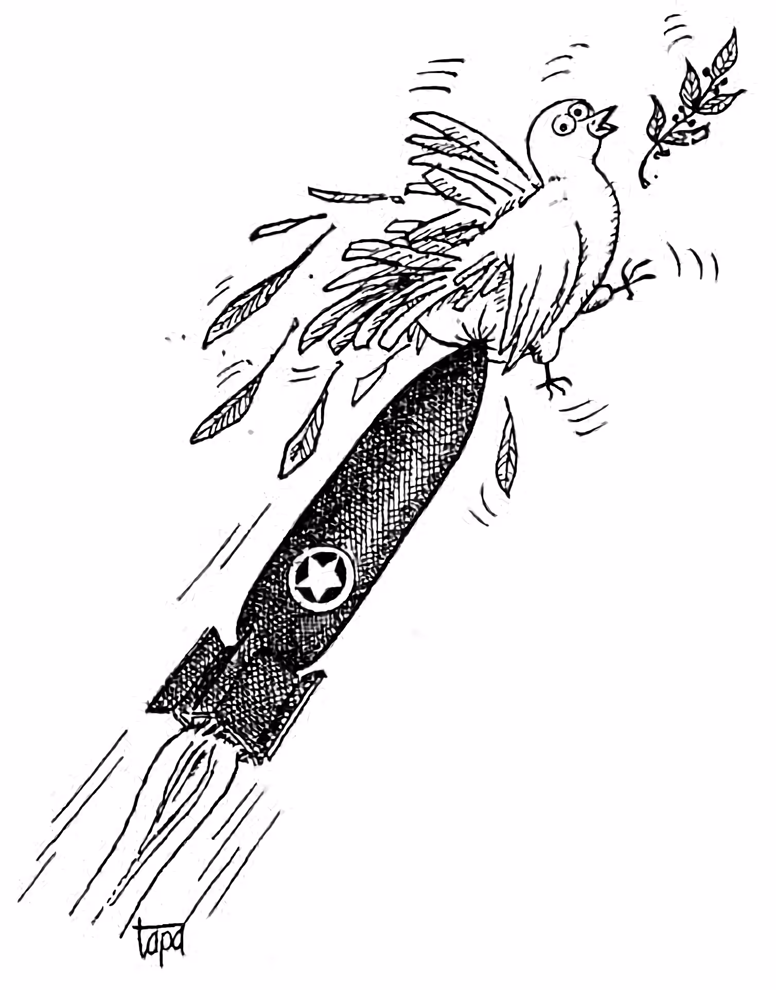 Tapa Cartoons - Peace Today