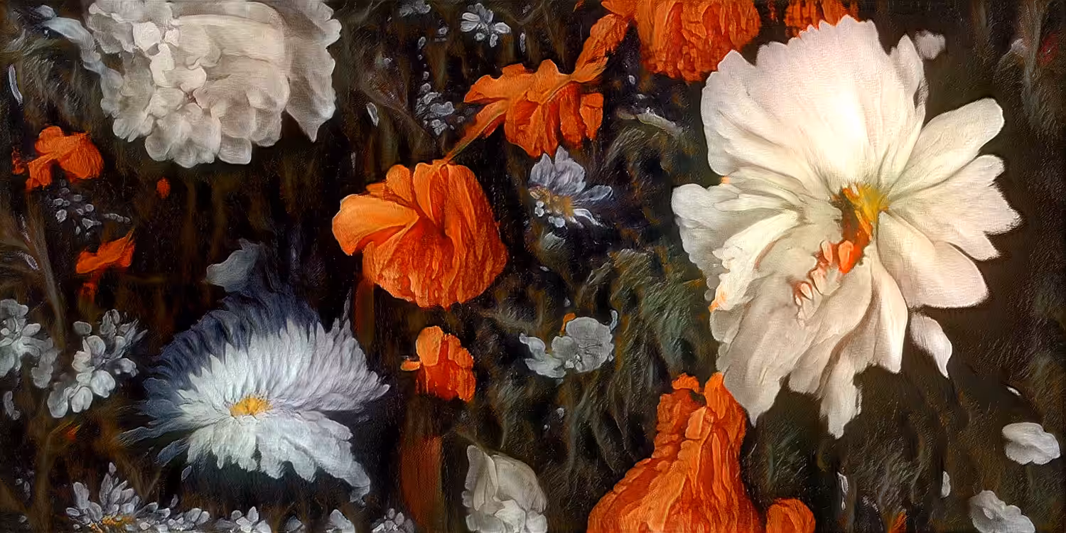 Flowers blooming, fading