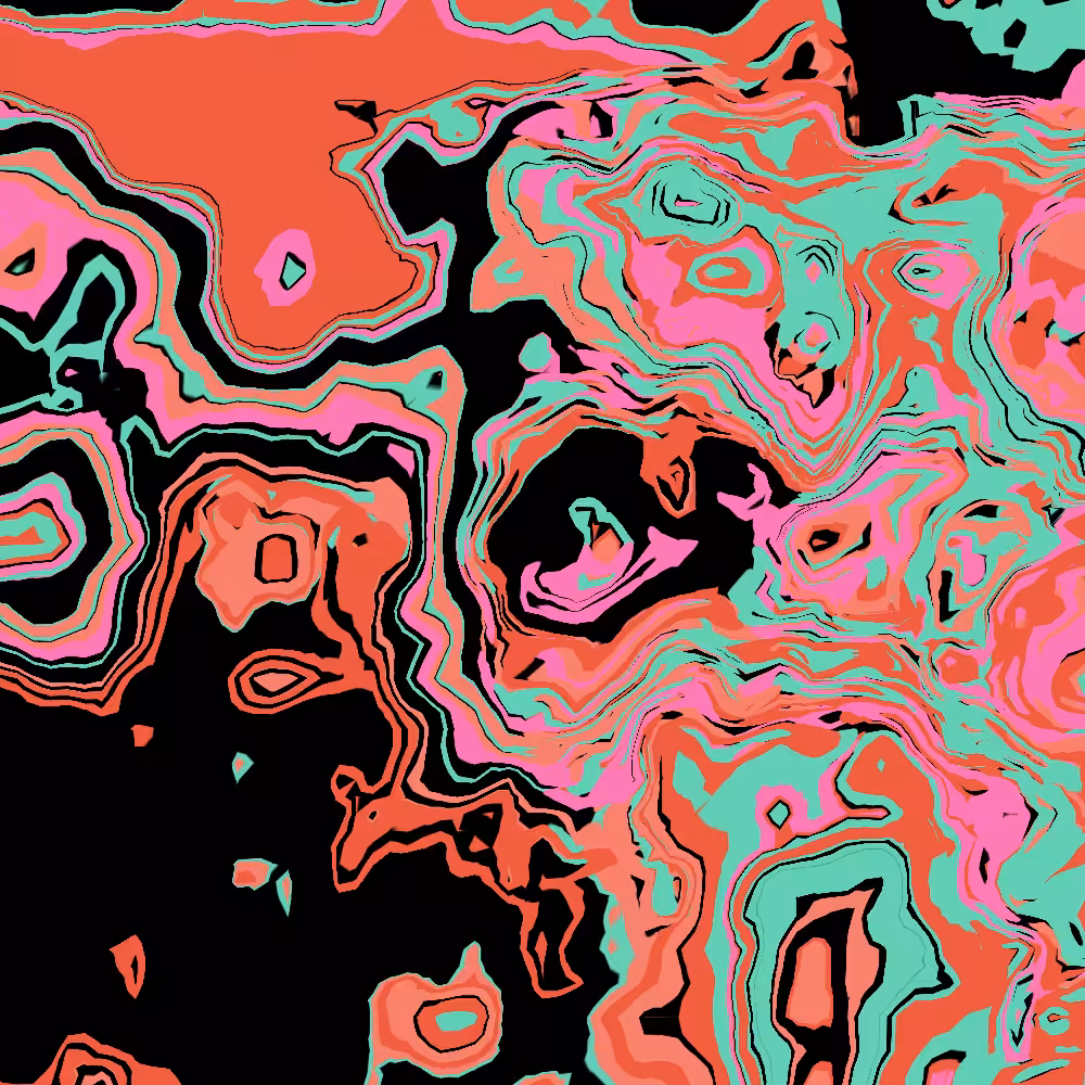 Dark Digital Marble #13