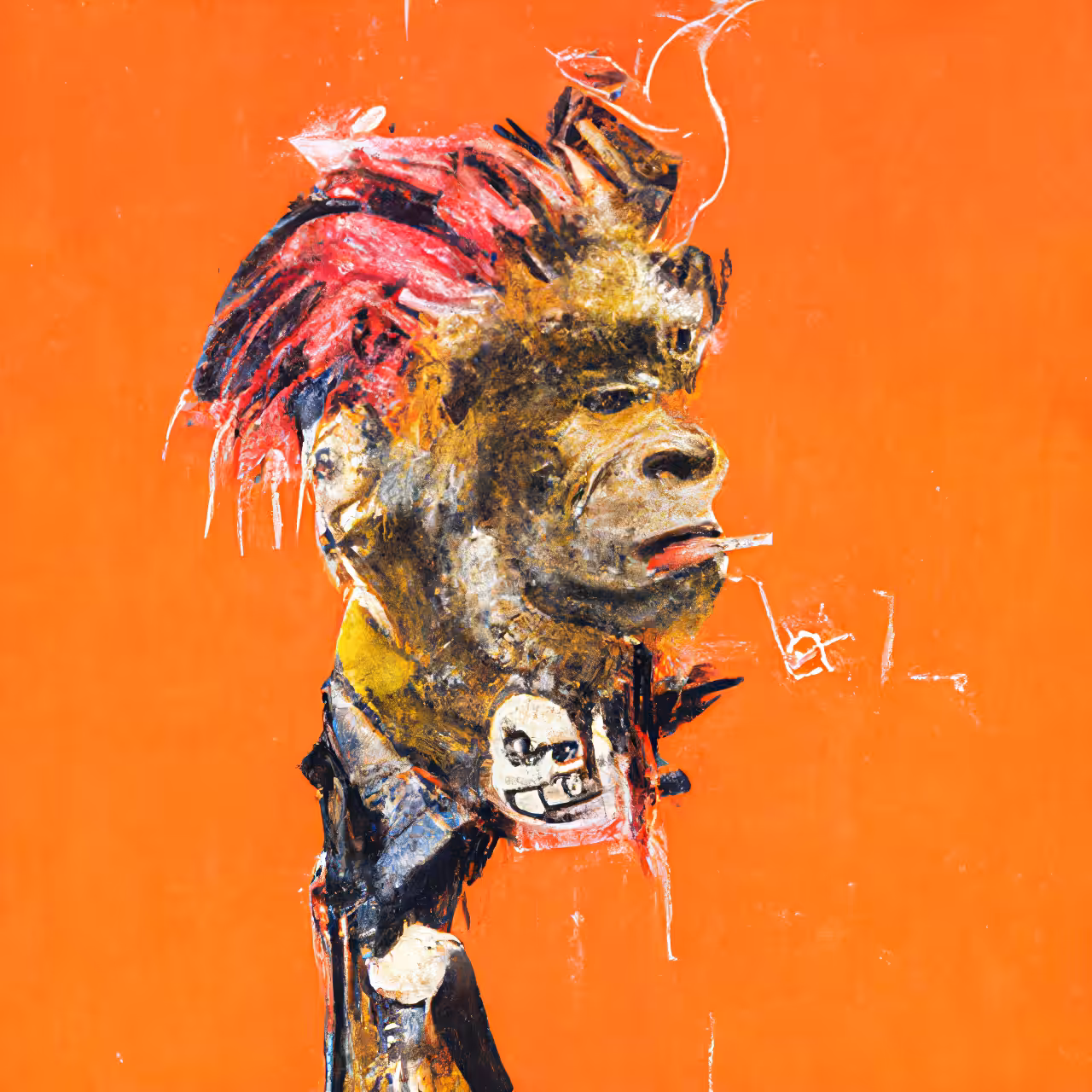 pico_punk_pfp 058 - "Ape Punk de Basquiat"