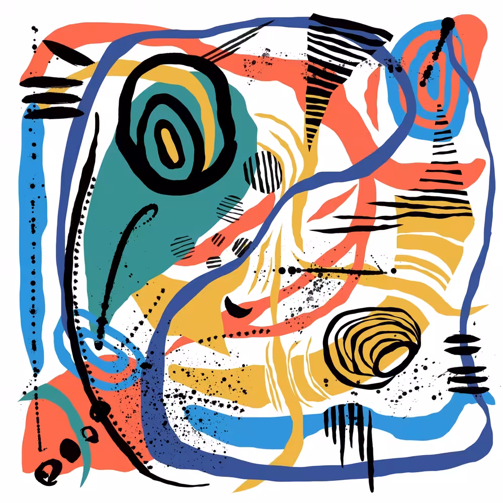 Movement II (between shapes and colours)