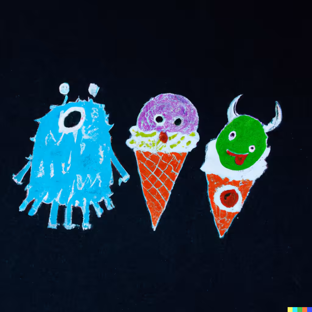 Ice Cream Critters No. 3