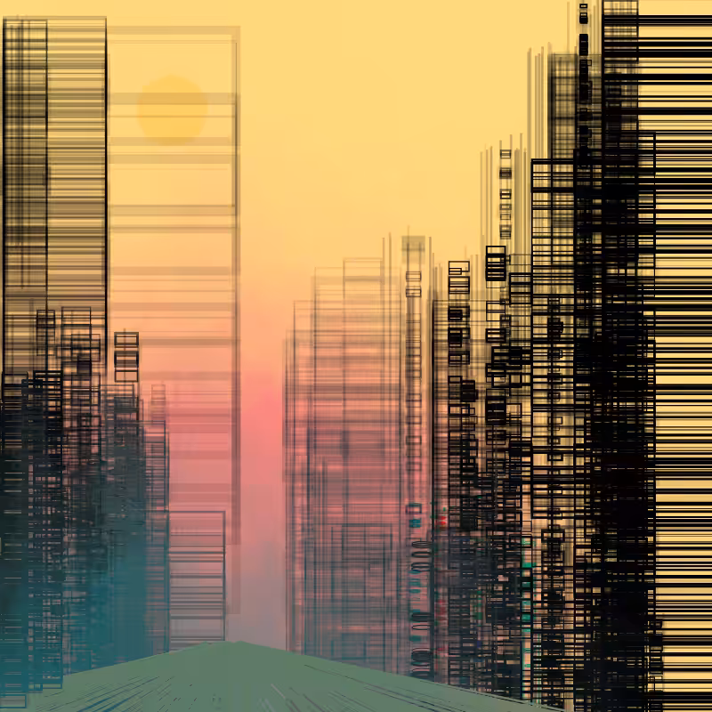 Contemporary building sketches #21