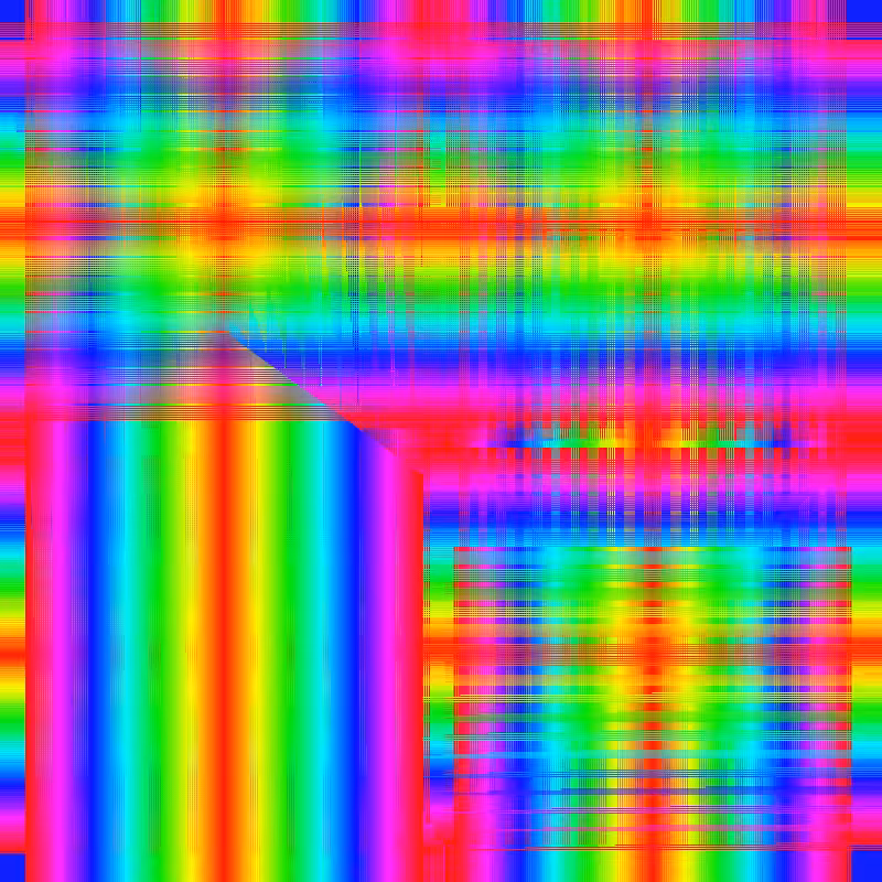 Fibonacci Rainbow Spirals 14 #2