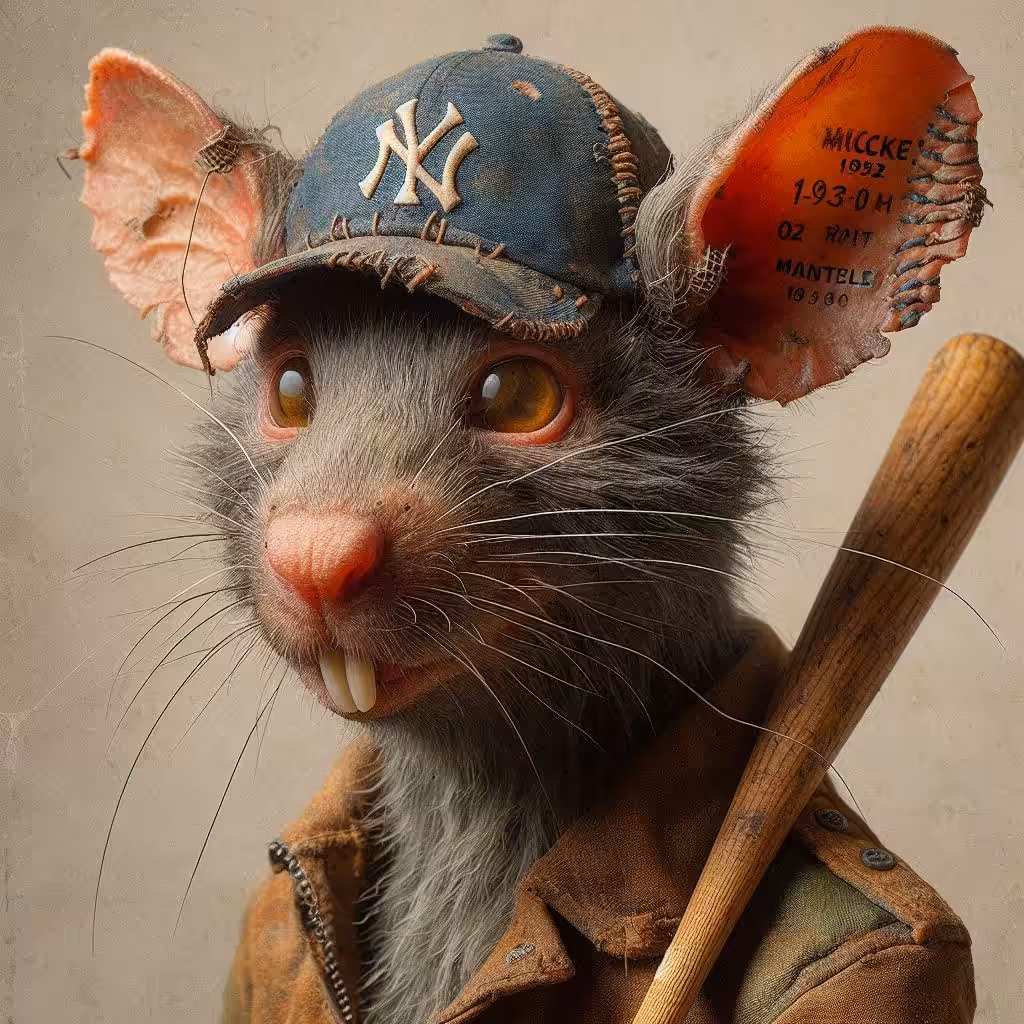 Casual Photo Shoot of NY Baseball Rat 