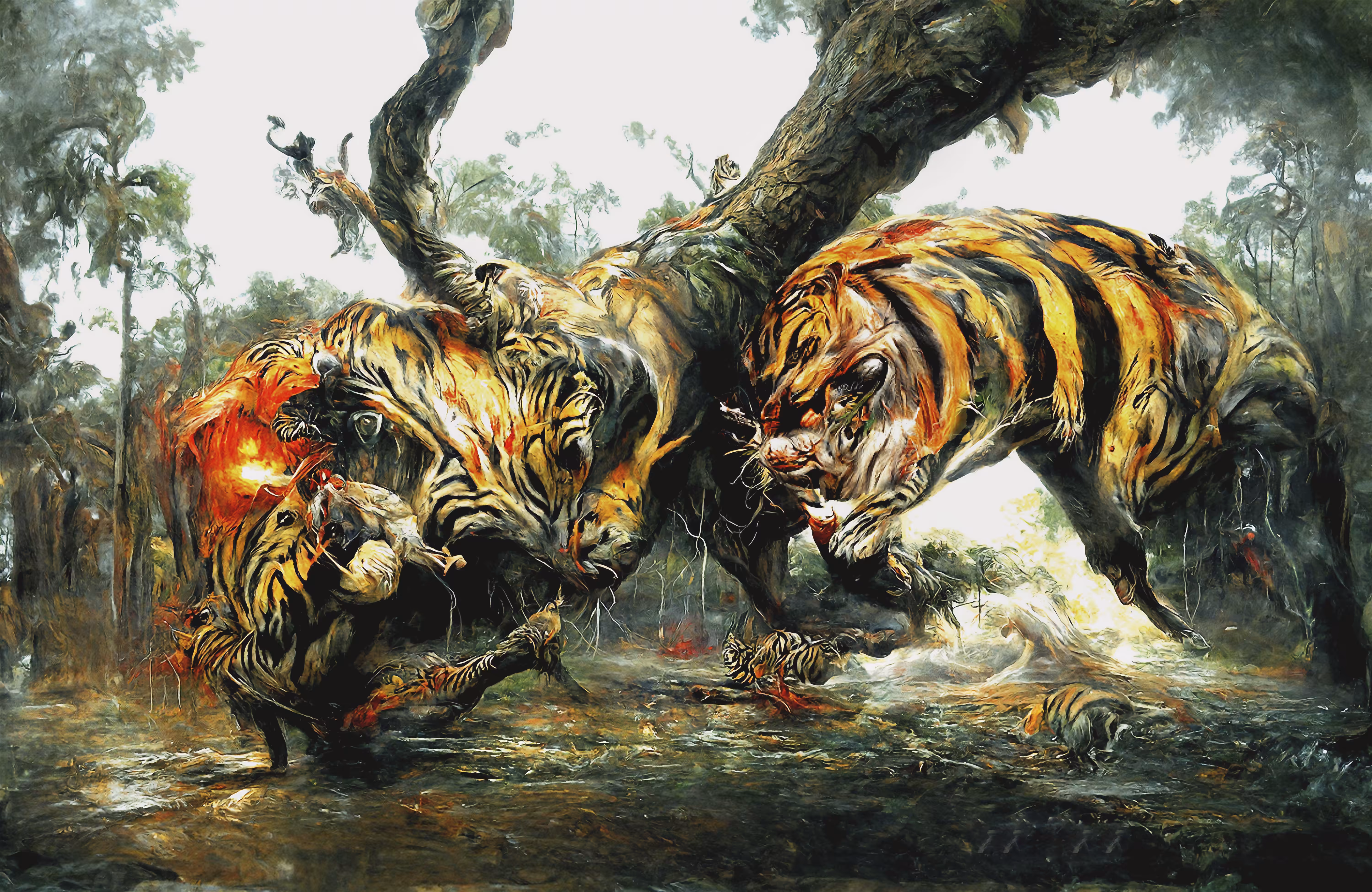 Beautiful Warfare - Animal Wars 10 (Tigers)