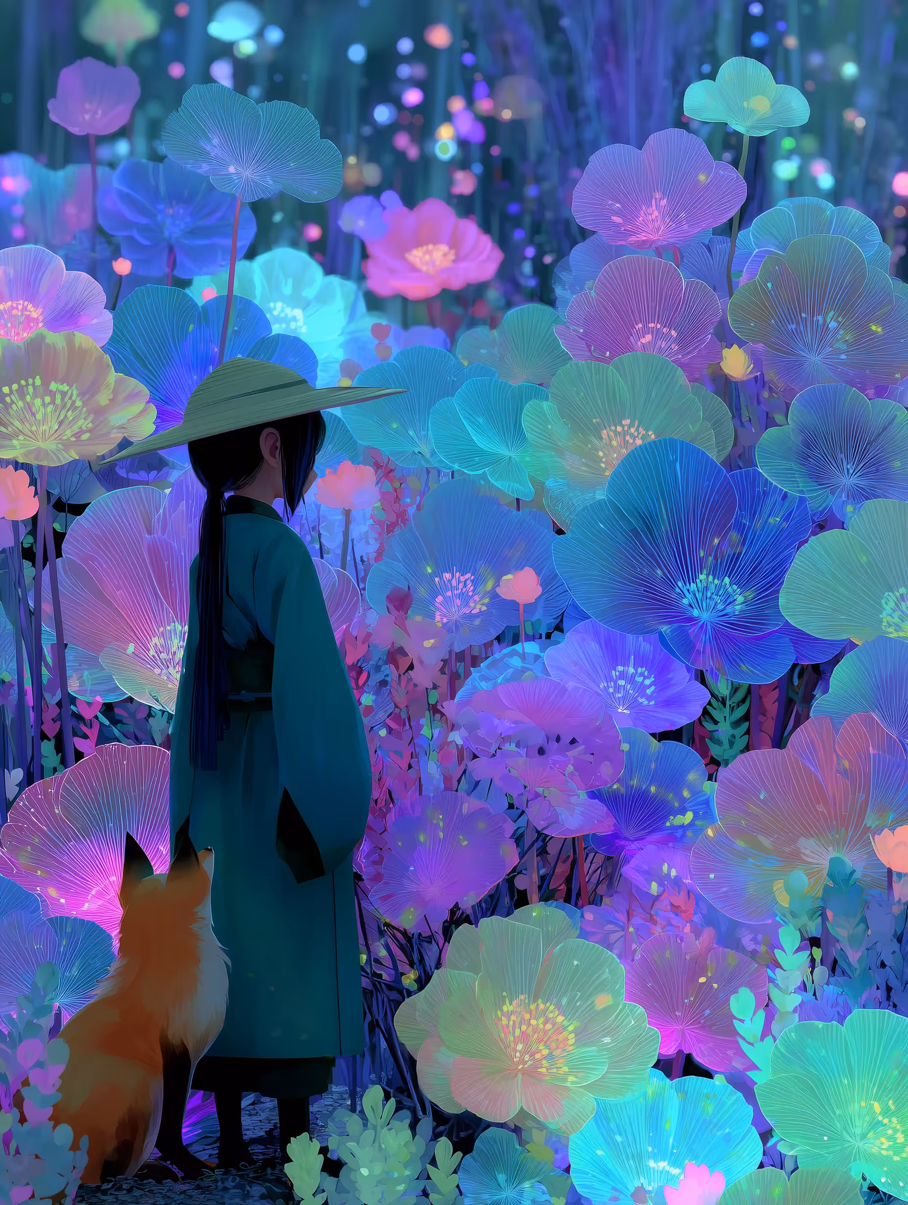 Guardian of the Luminous Bloom