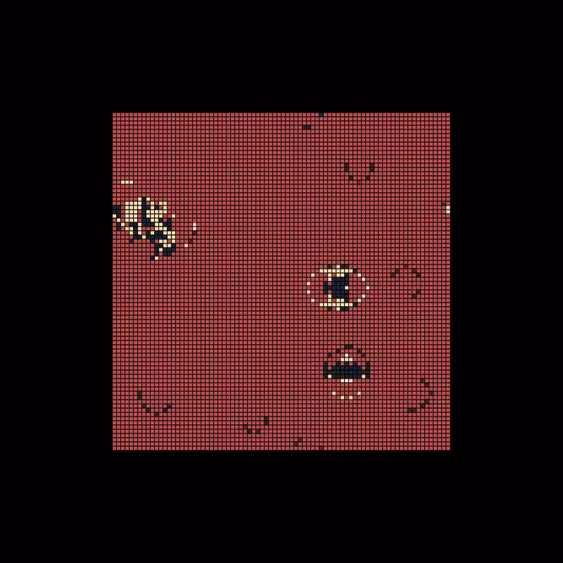 fractal memory cellular automata - FMCA #22