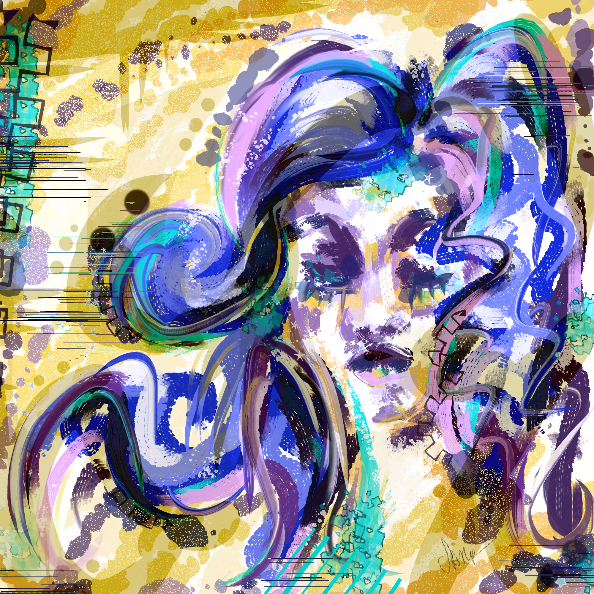 Artsarity: My  glitched soul