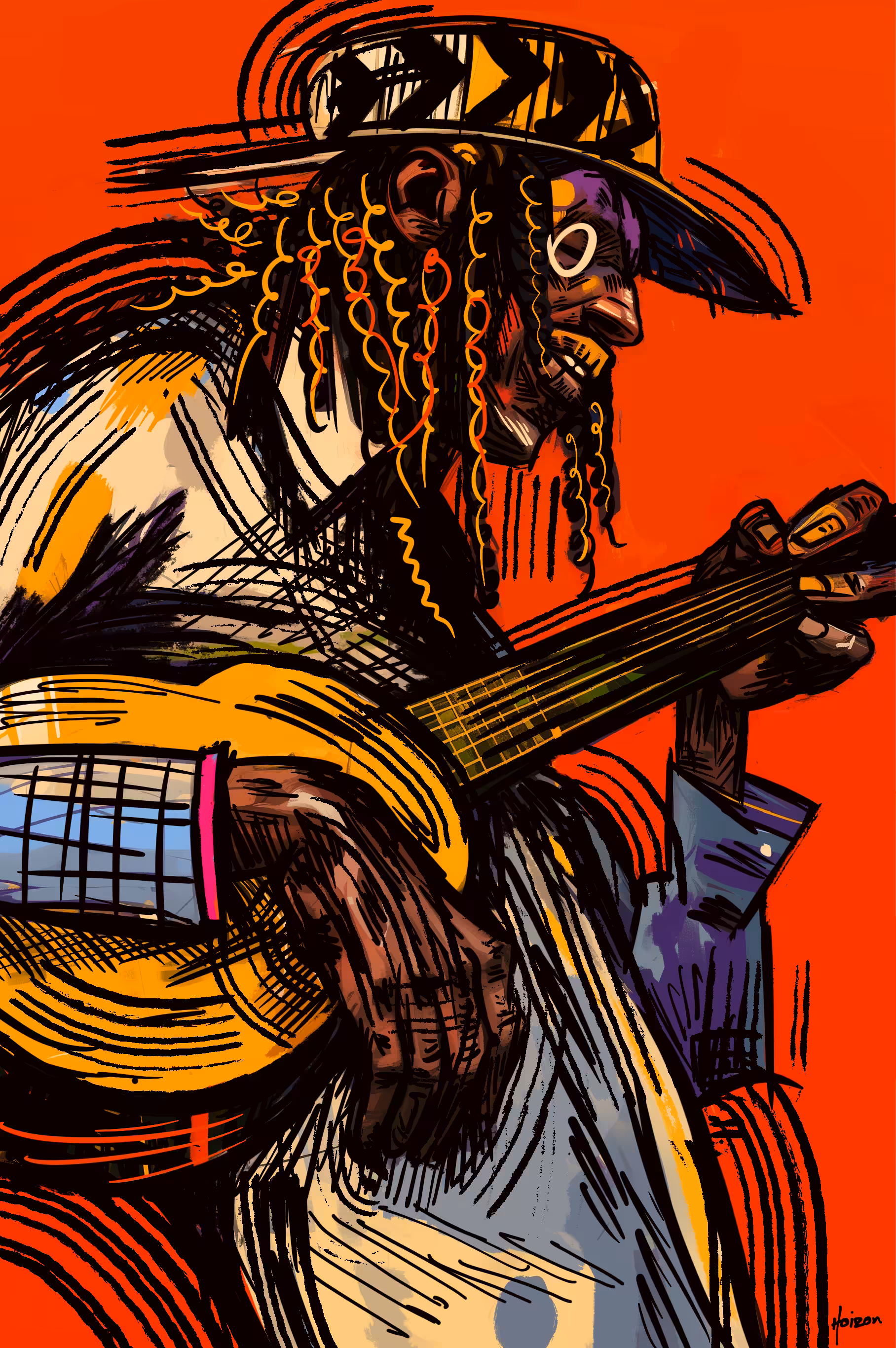 The music is rougher.