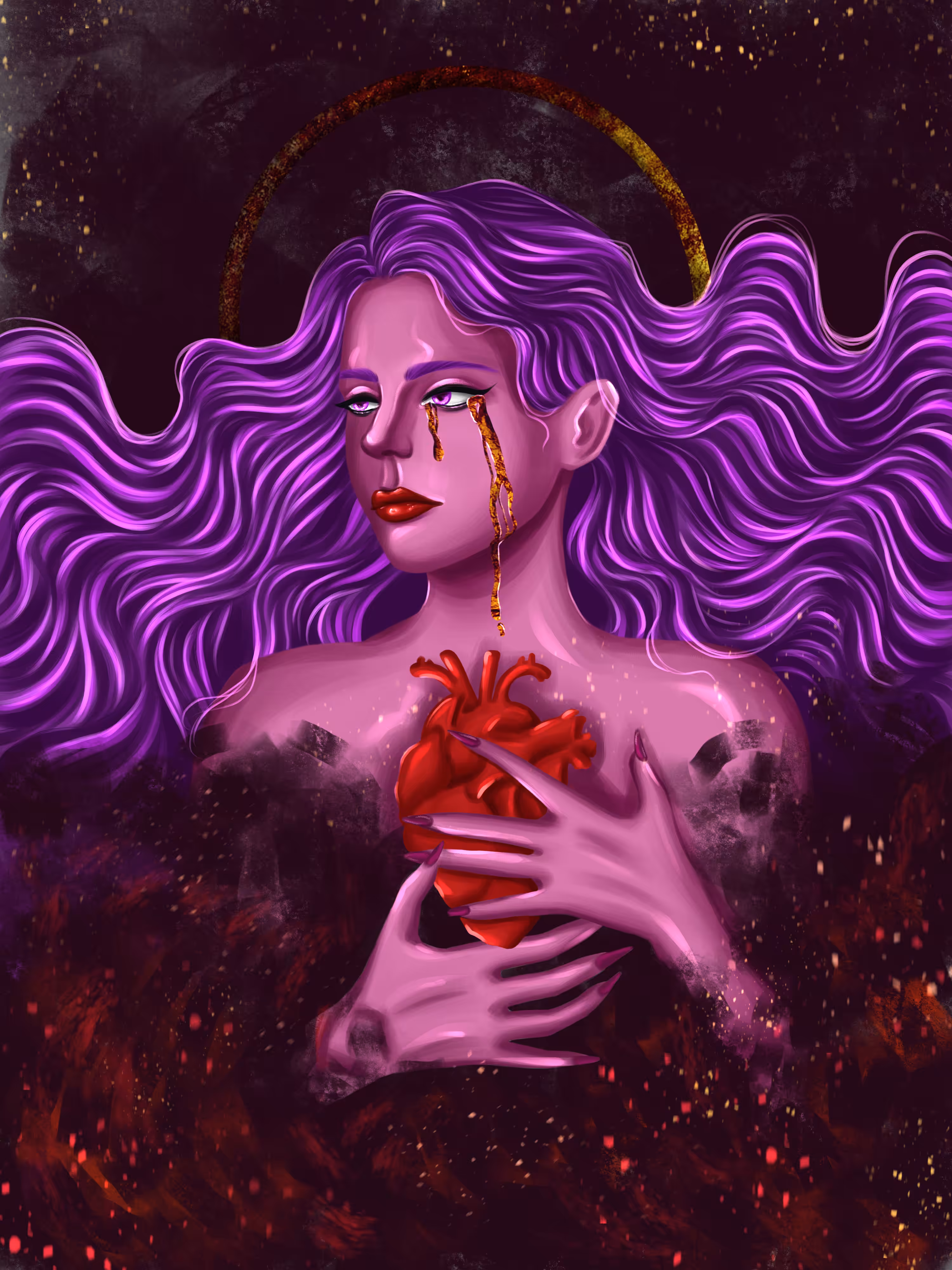 A heart in darkness