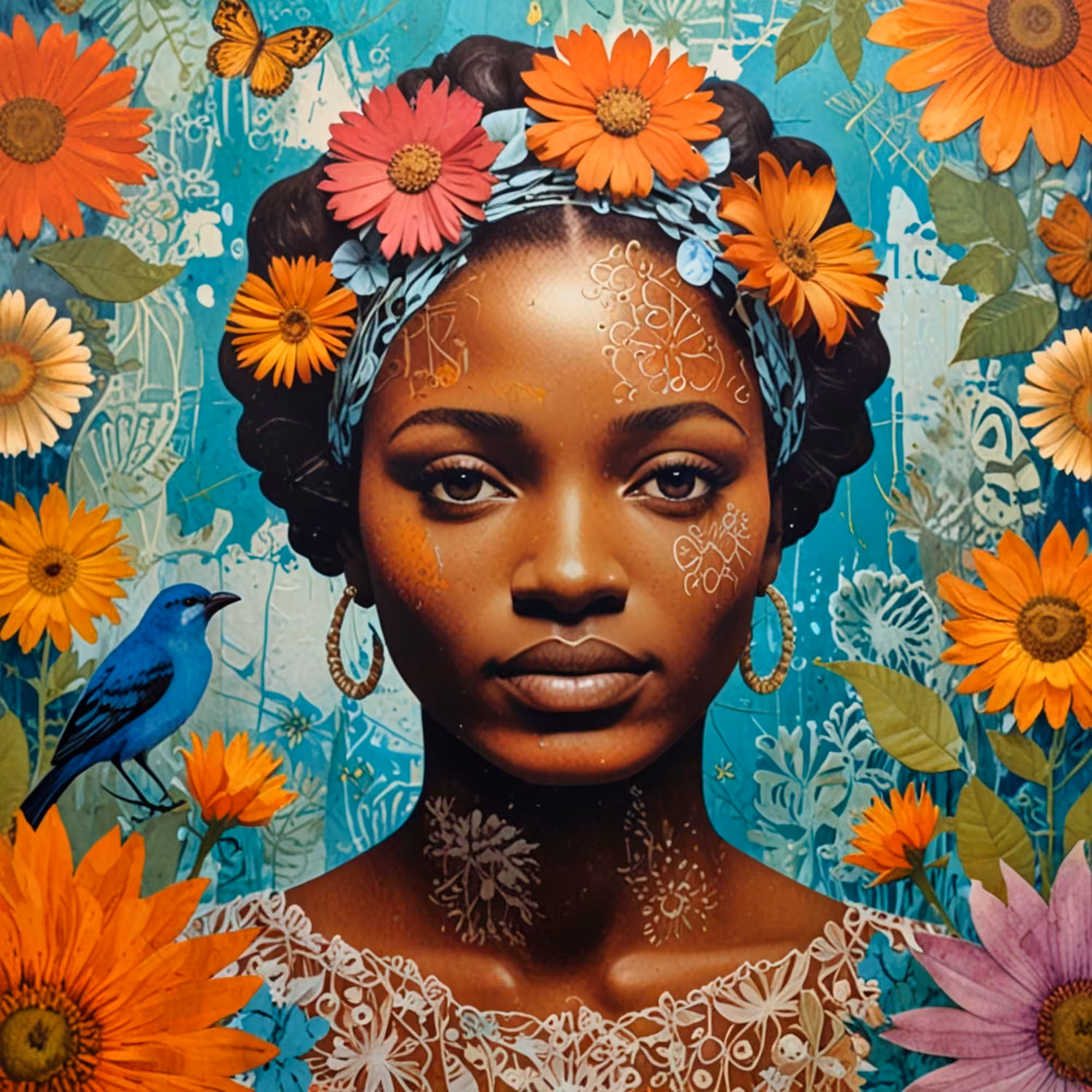 I'm Every Woman: Petals in Her Hair