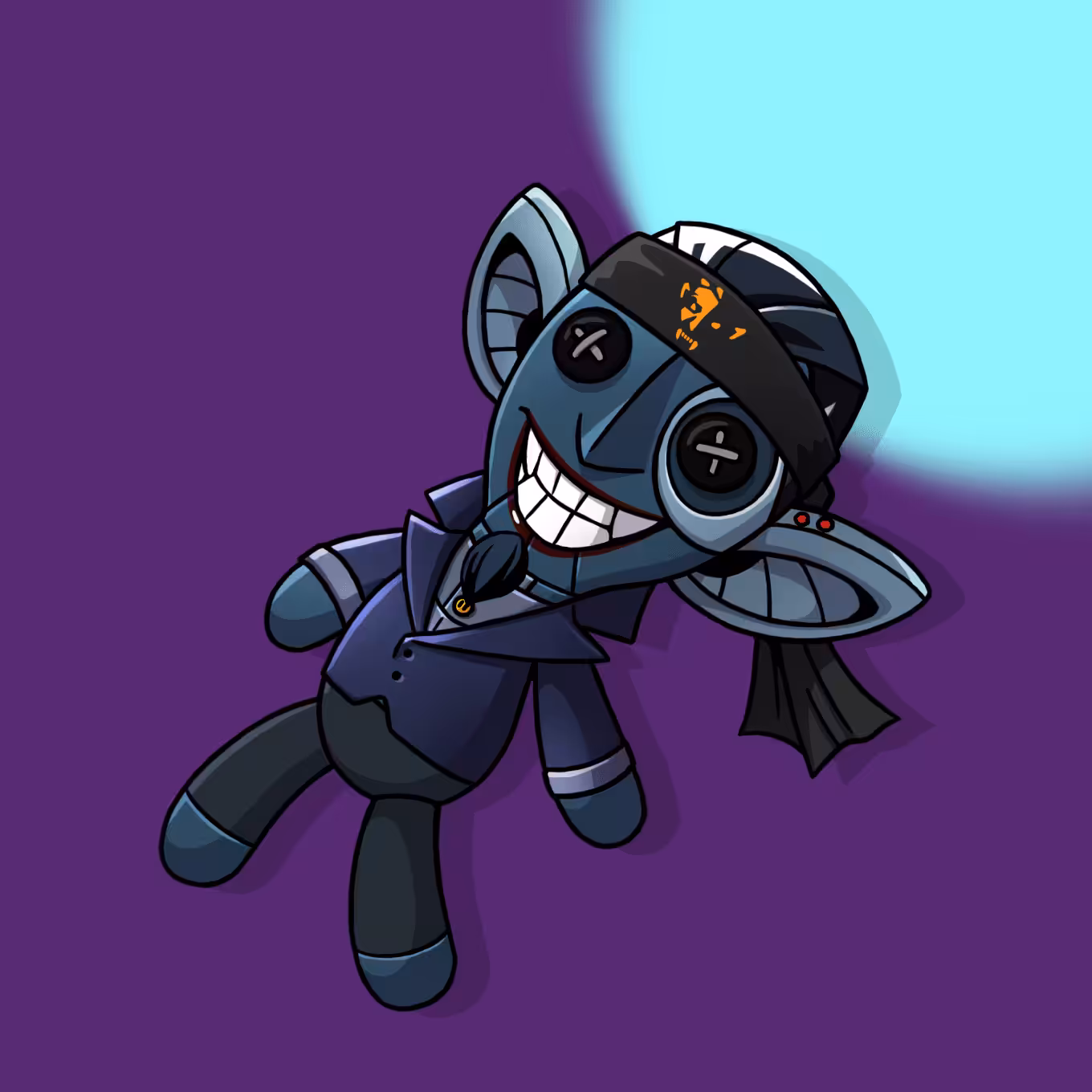 #3397 Sneaky Vampire Teddy