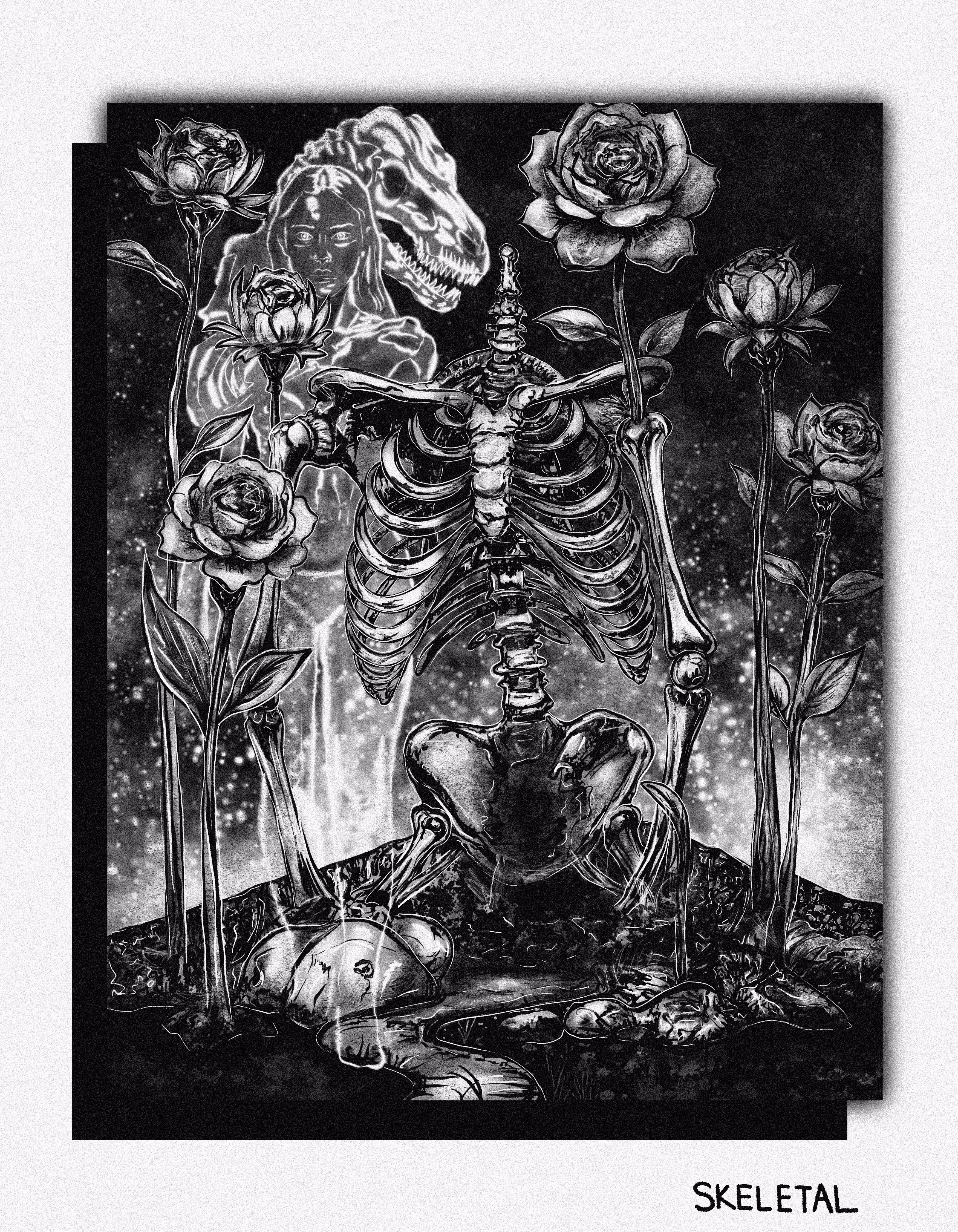 skeletal.