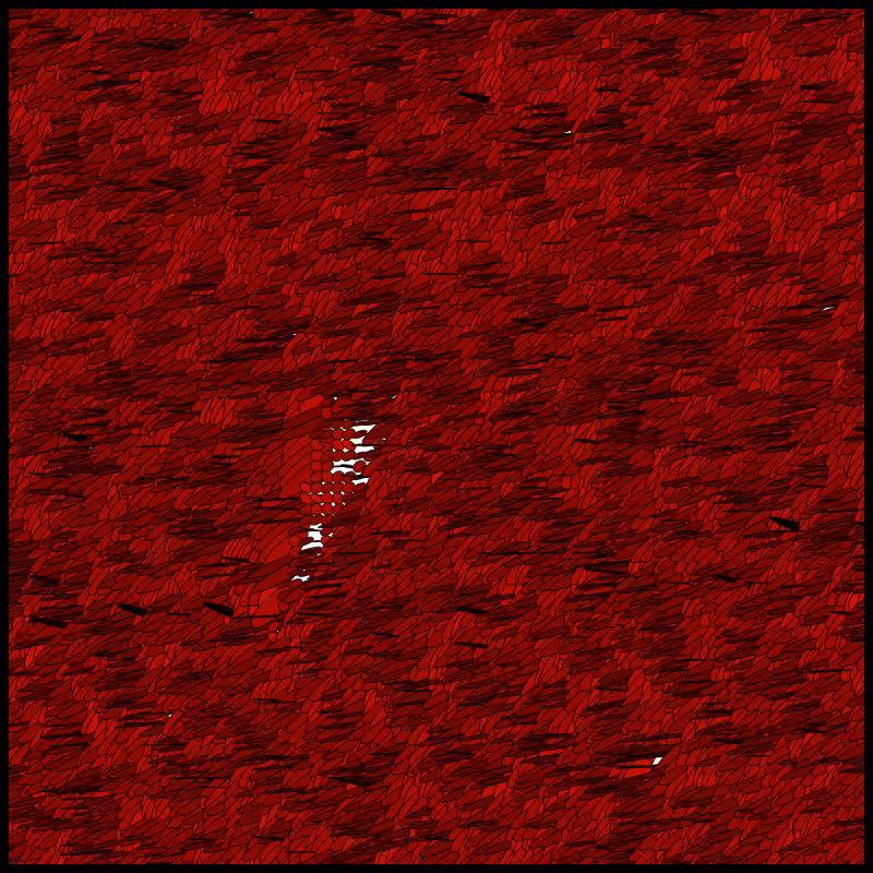 Flow Field Circles Triangle #16
