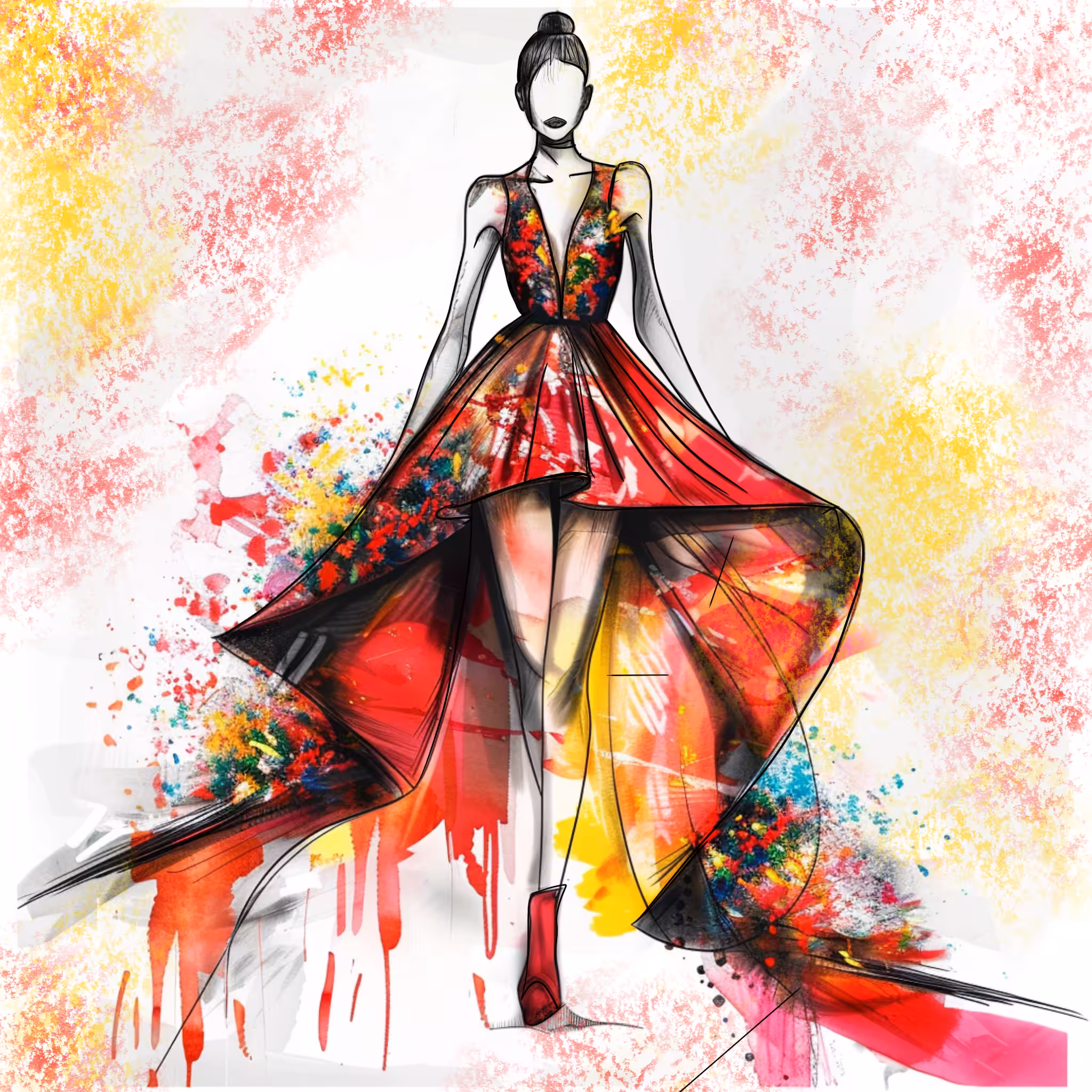 Haute Couture Sketches