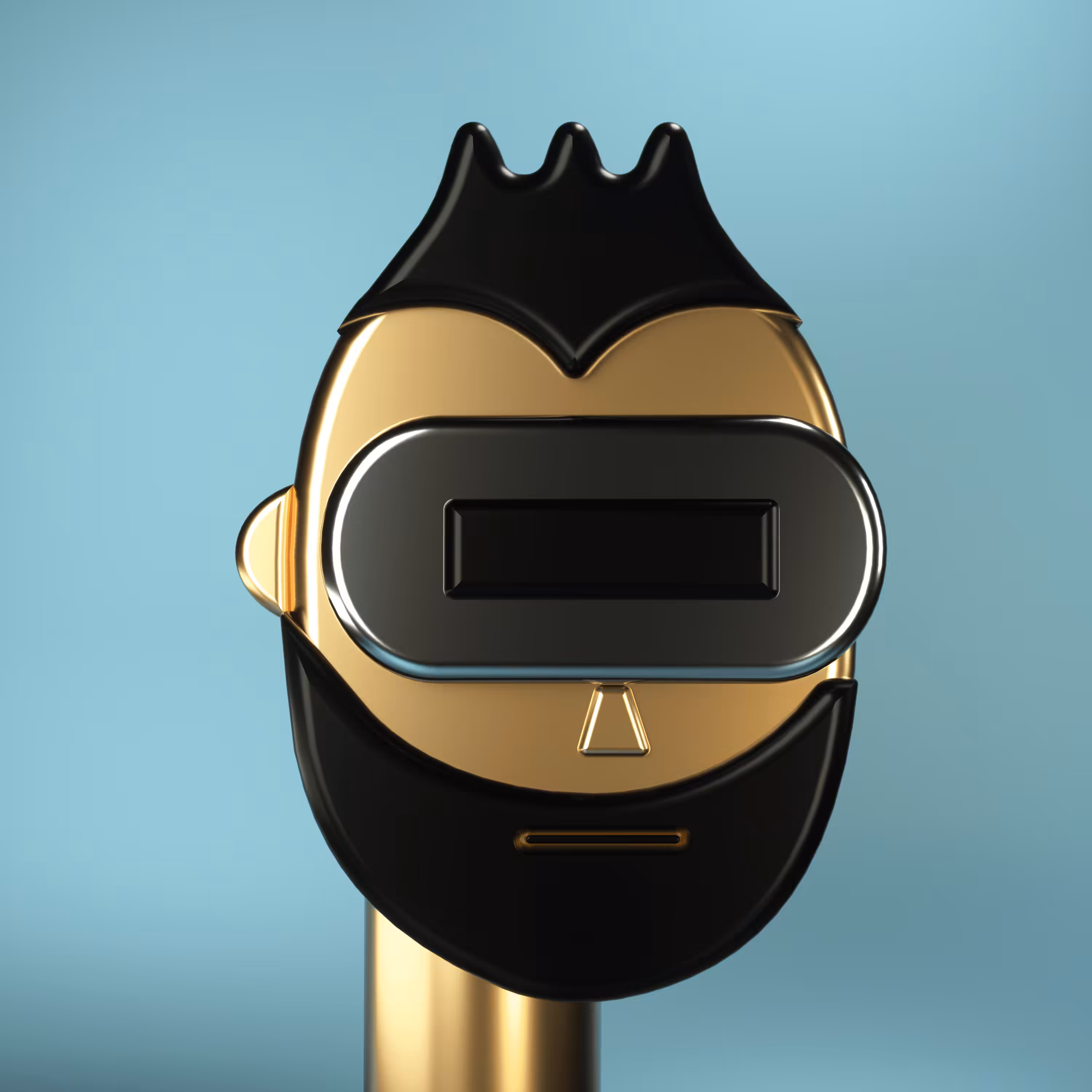 3D Chrome Punks: 3D Chrome Punk #0981