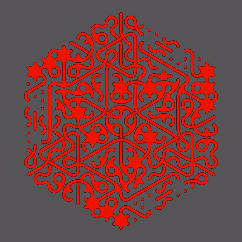 Threefold Symmetry - Dark Variations #490