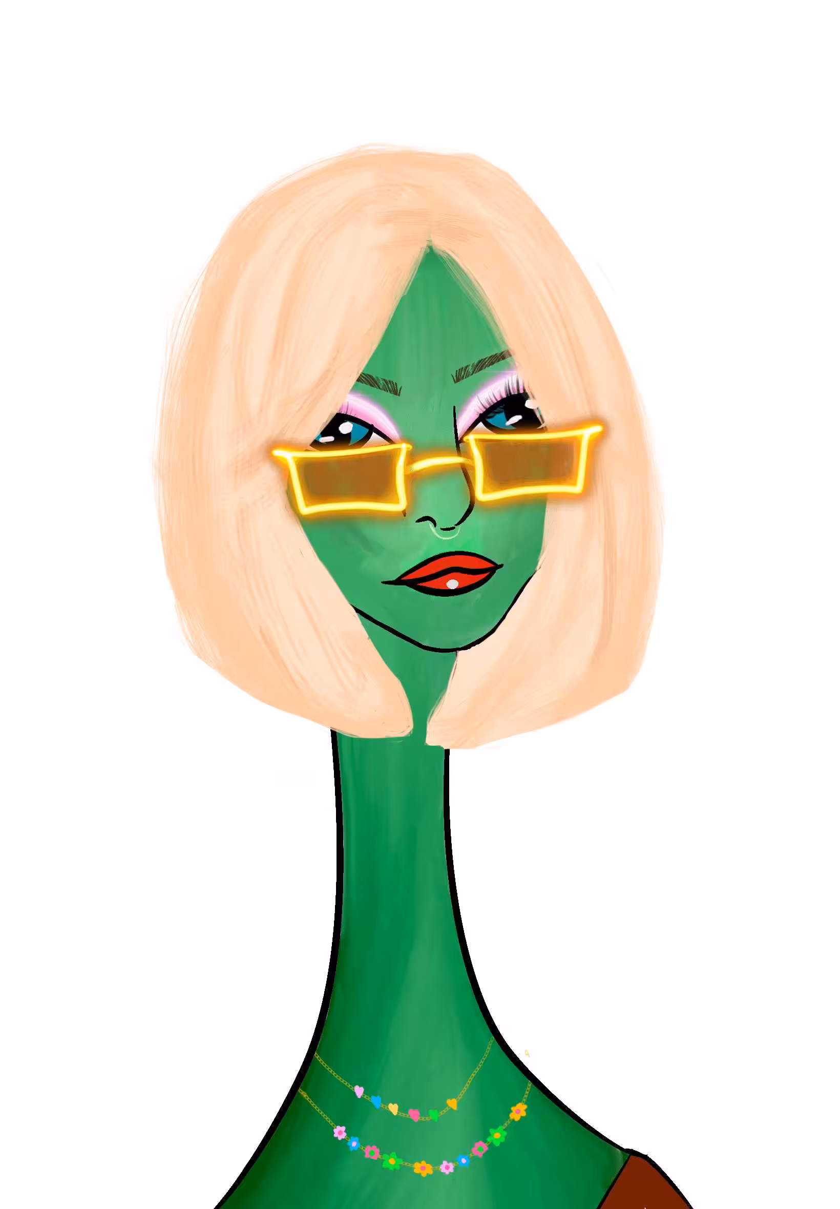 Long Neckie Ladies: Long Neckie Lady #1380
