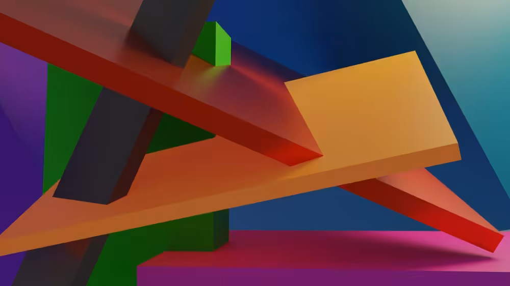 Composition 1. RGB plates.