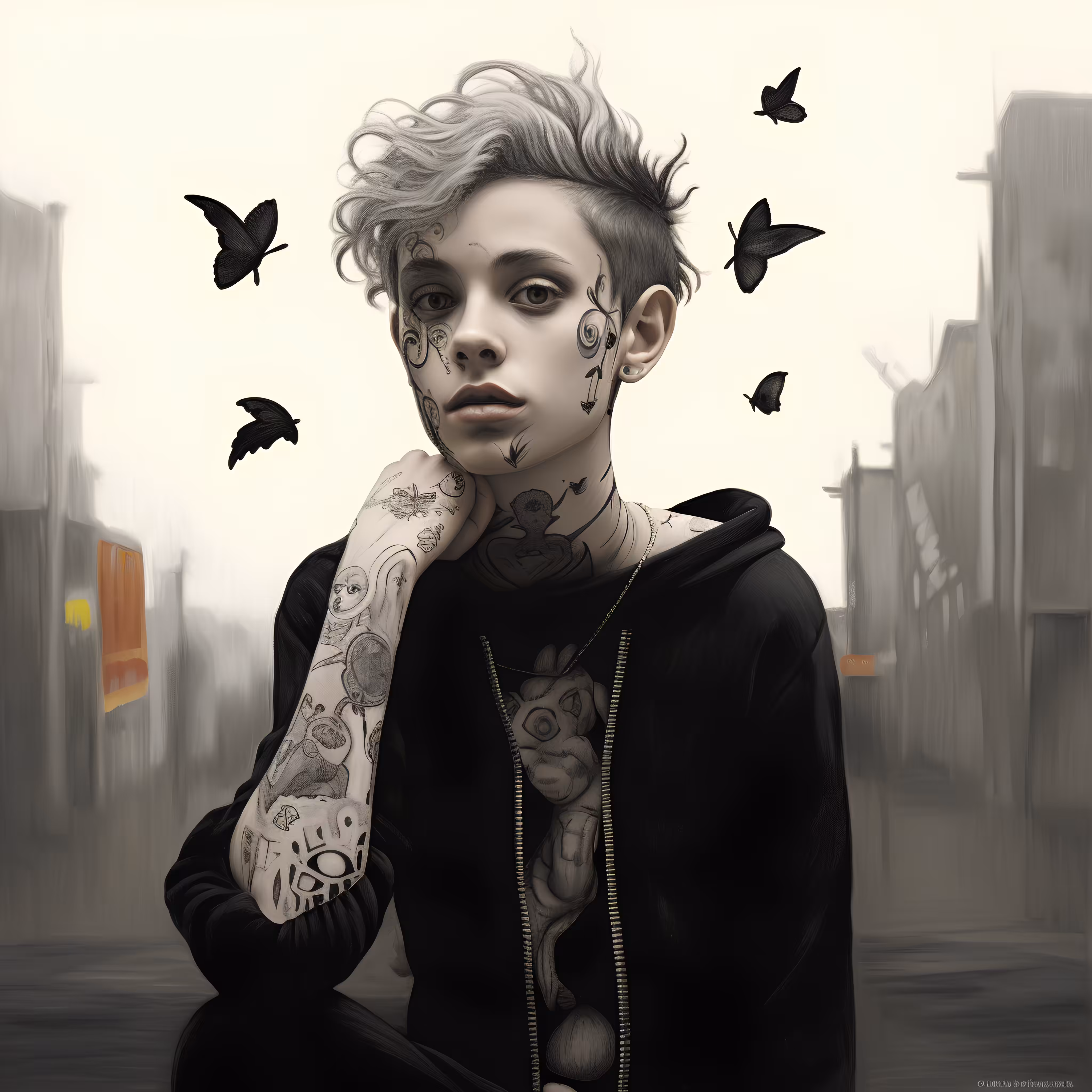 Surrounded By Butterflies #3