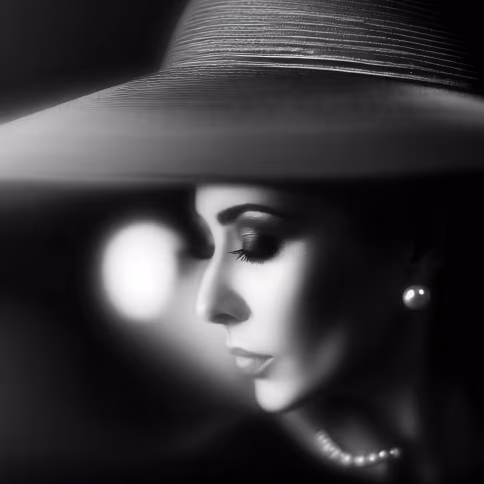 Woman with hat 2