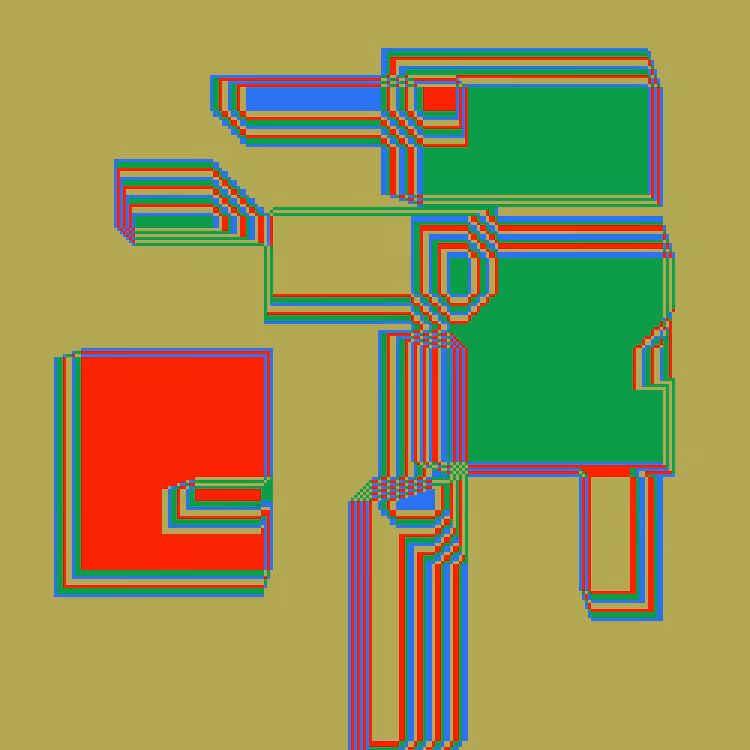 Superimposed Rectangles #8