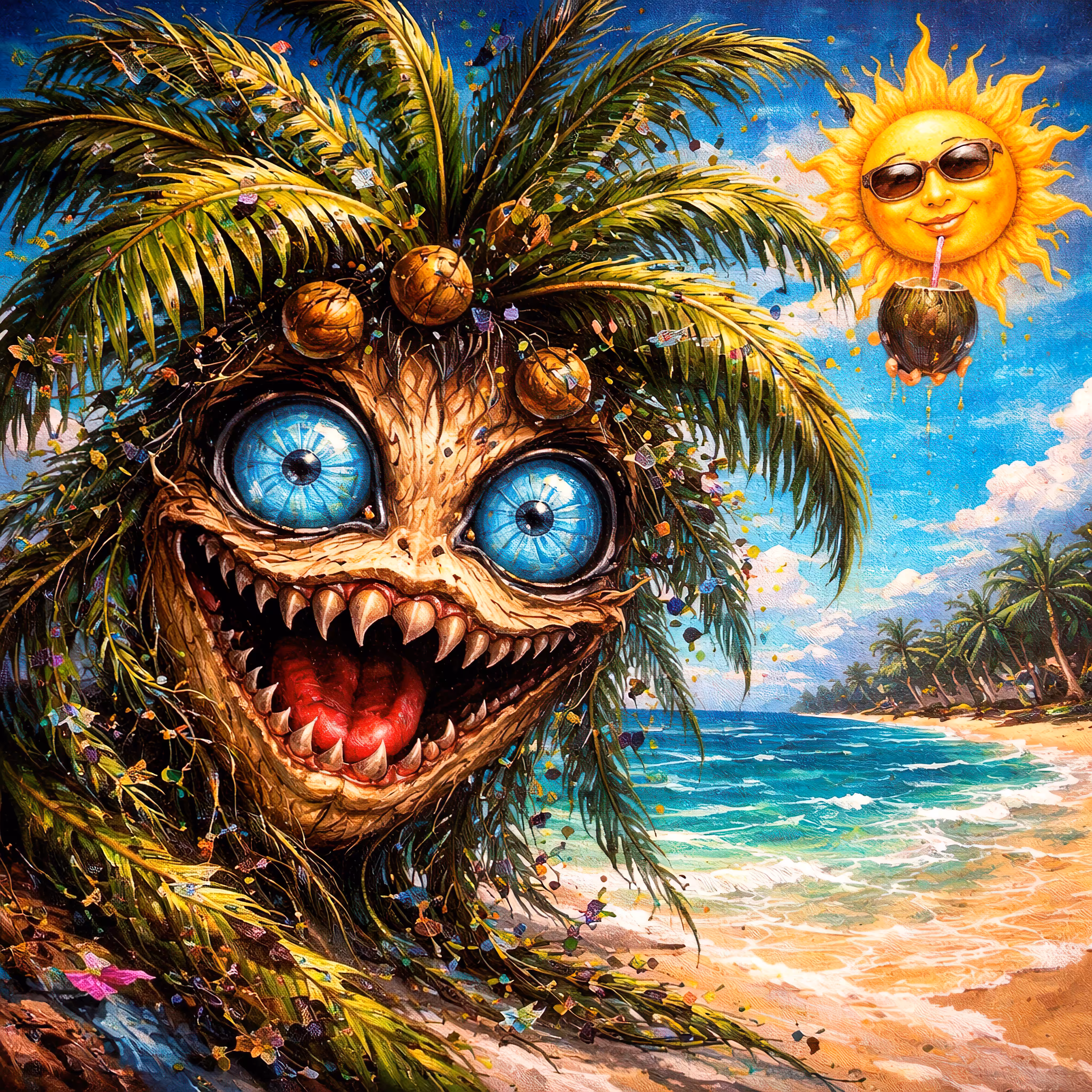 TezMonsti #50 - Coconut Palm