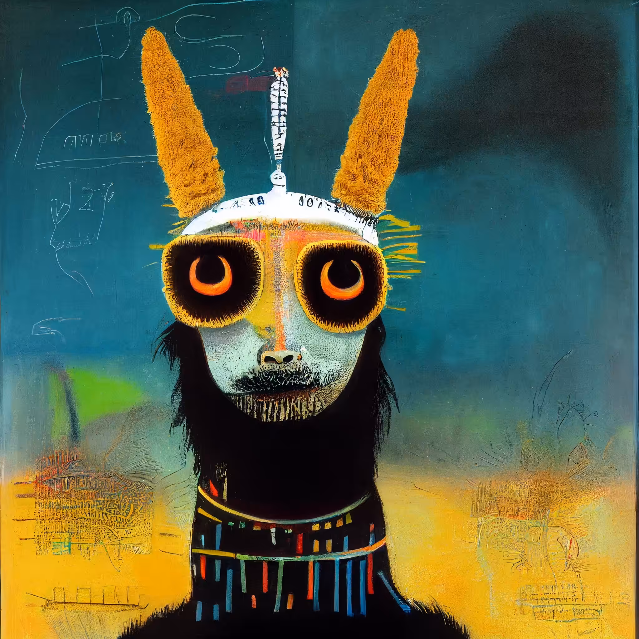 Basquiat Little Creatures: Little Creature #00434