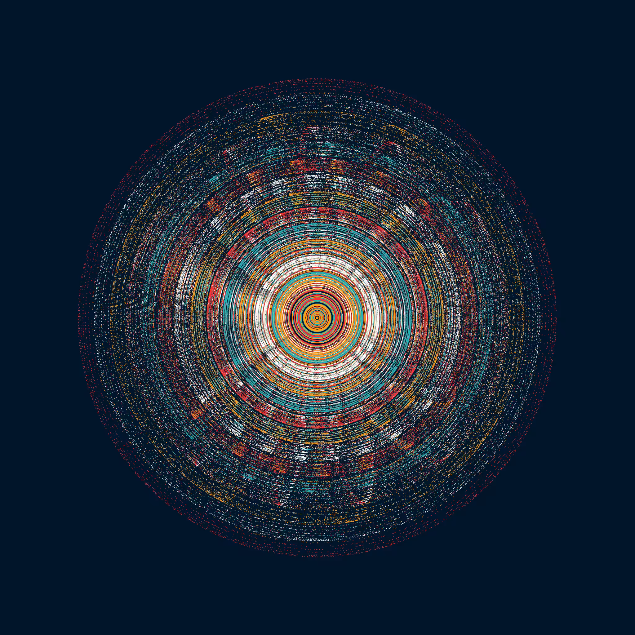 CIRCULAR MURMURATIONS #172
