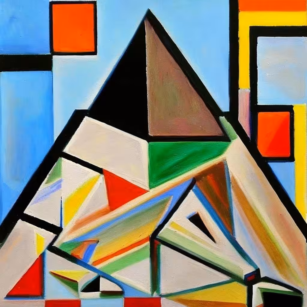 Cubist #40 (Pyramid)